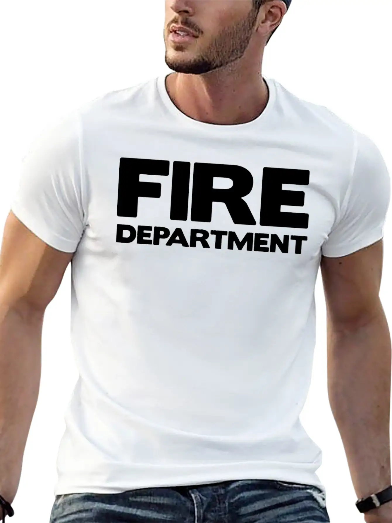 FIRE DEPARTMENT Unisex Casual T-Shirt ¨C Clean Design For Daily Comfort