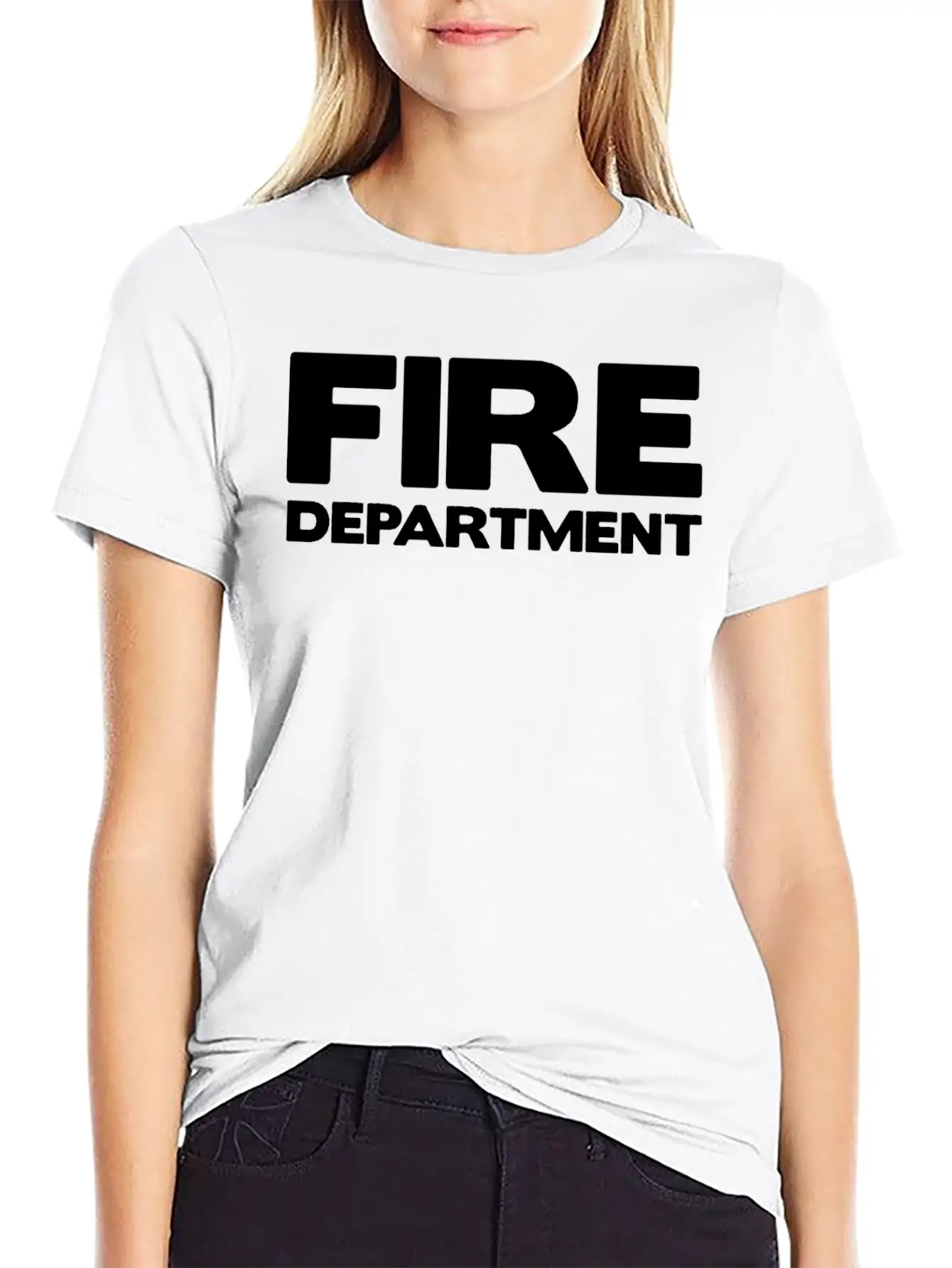 FIRE DEPARTMENT Unisex Casual T-Shirt ¨C Clean Design For Daily Comfort