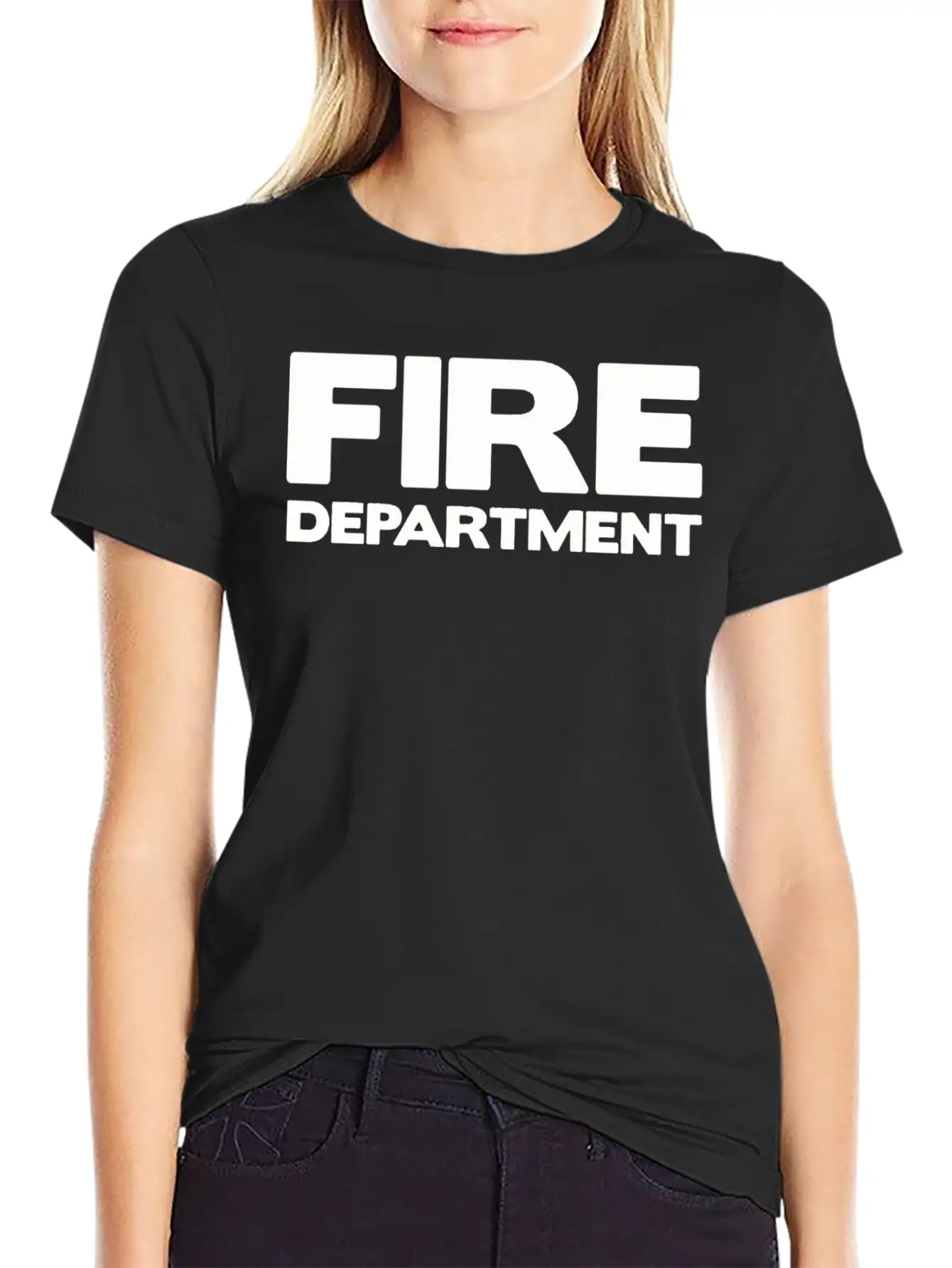 FIRE DEPARTMENT Unisex Casual T-Shirt ¨C Clean Design For Daily Comfort