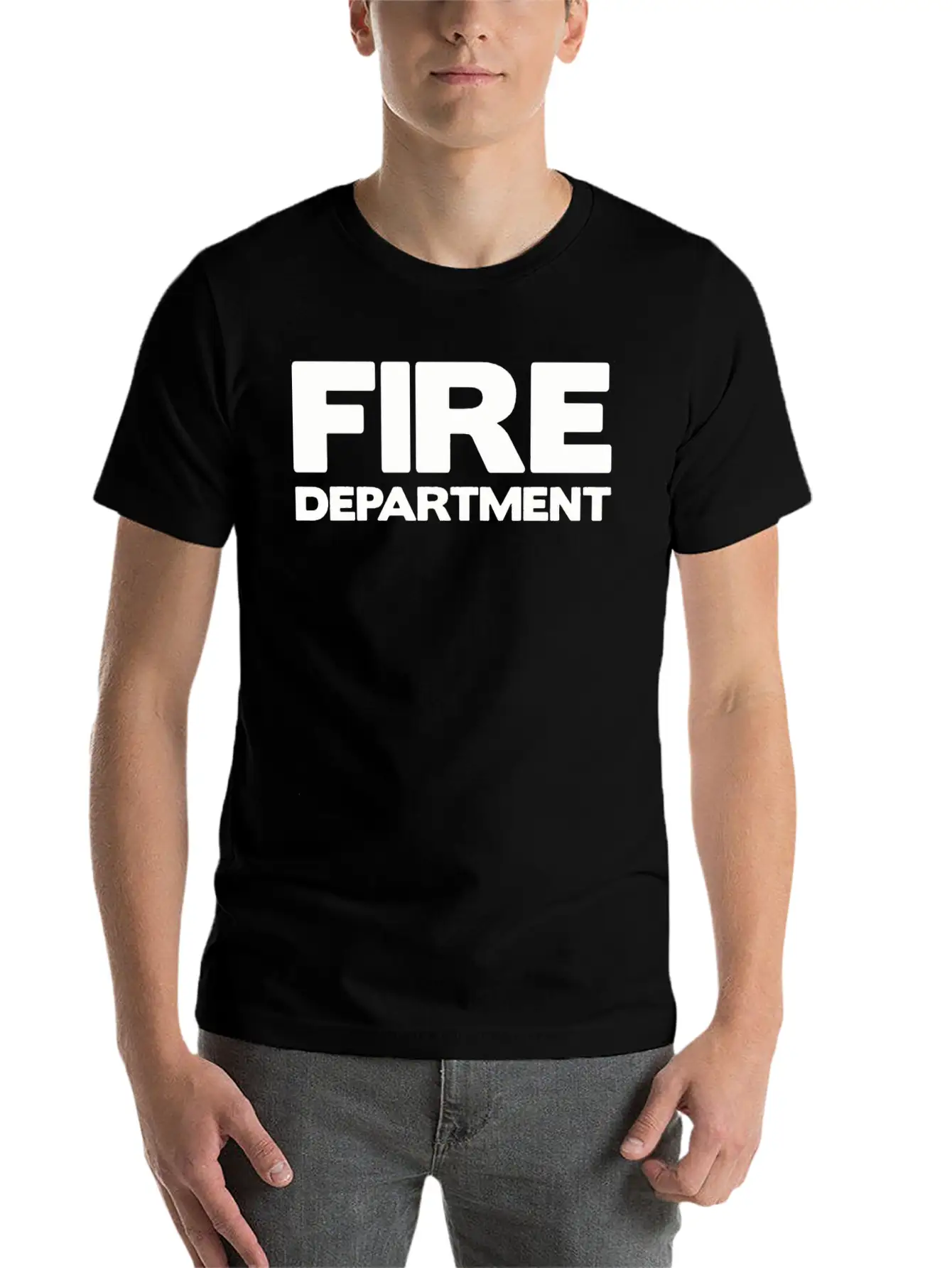 FIRE DEPARTMENT Unisex Casual T-Shirt ¨C Clean Design For Daily Comfort