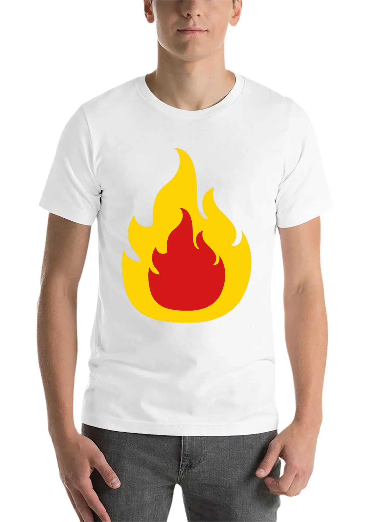 Fire Design Burn Basic Graphic T-Shirt ¨C Daily Comfort In Soft Cotton