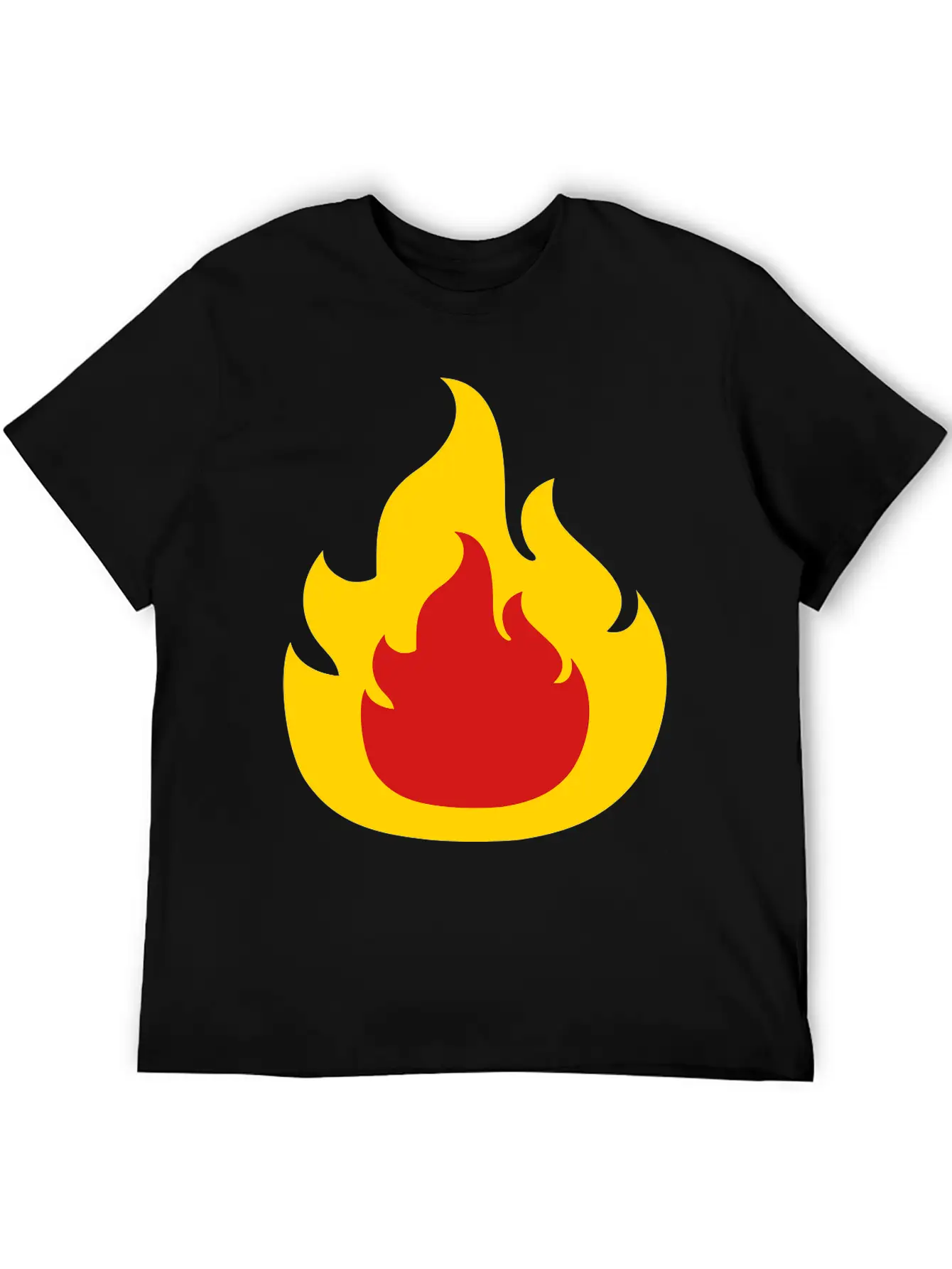 Fire Design Burn Basic Graphic T-Shirt ¨C Daily Comfort In Soft Cotton