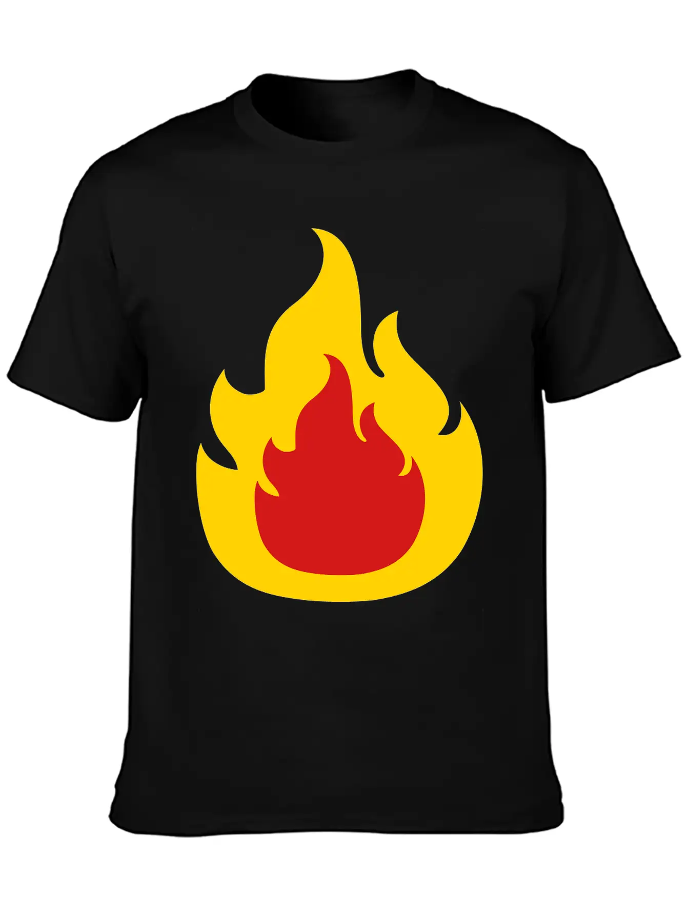 Fire Design Burn Basic Graphic T-Shirt ¨C Daily Comfort In Soft Cotton