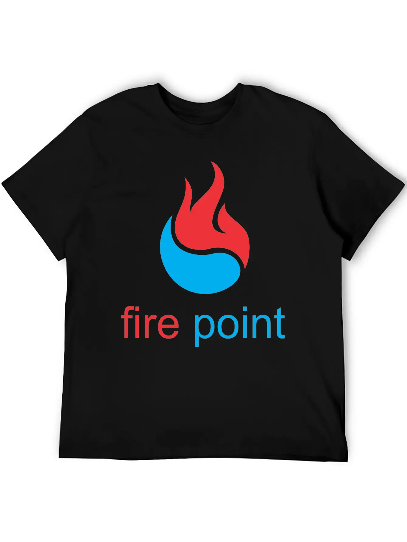 Fire Point Basic Graphic T-Shirt ¨C Daily Comfort In Soft Cotton