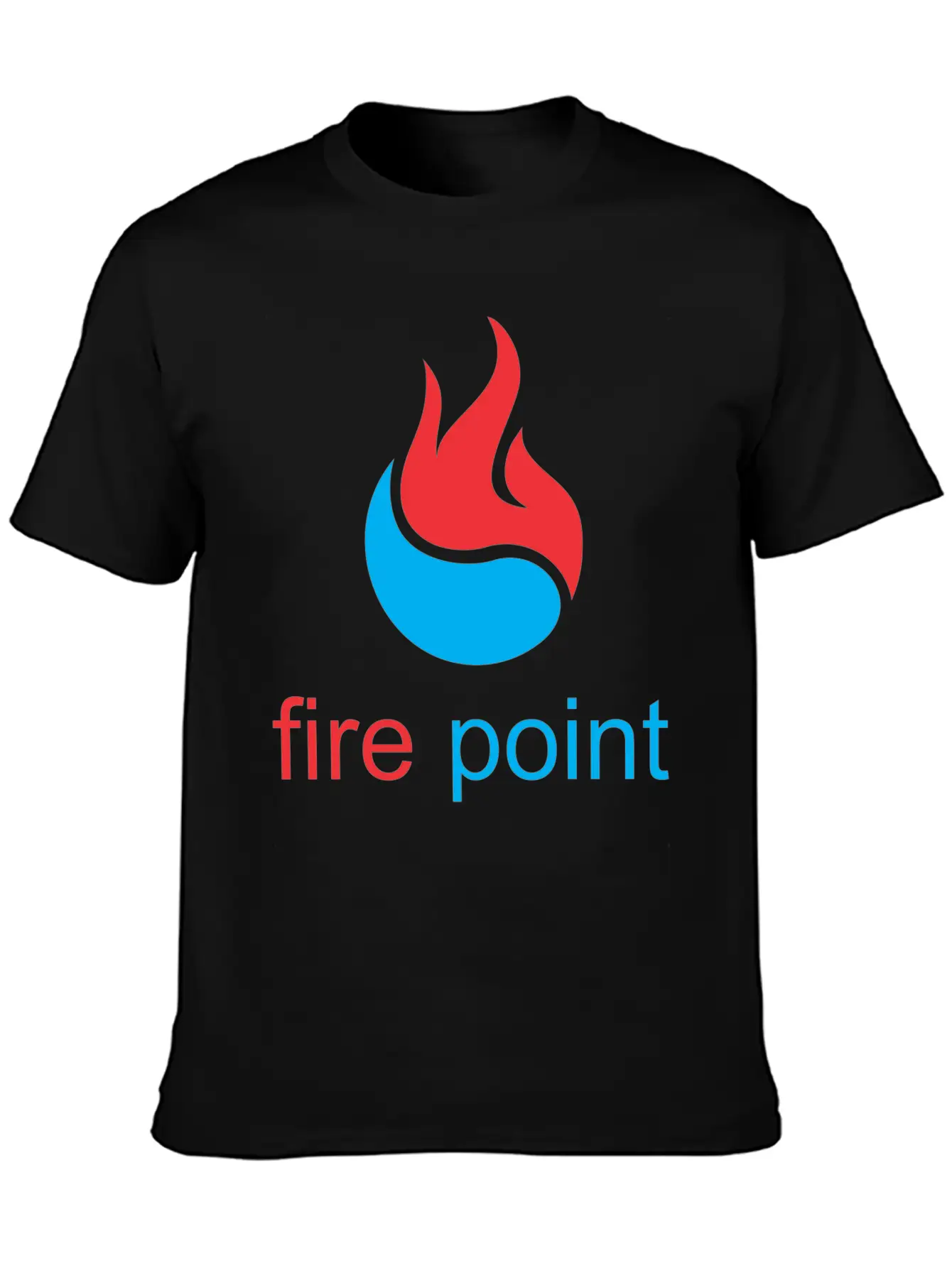 Fire Point Basic Graphic T-Shirt ¨C Daily Comfort In Soft Cotton