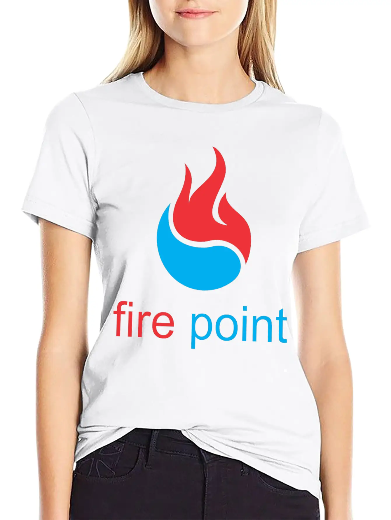 Fire Point Basic Graphic T-Shirt ¨C Daily Comfort In Soft Cotton