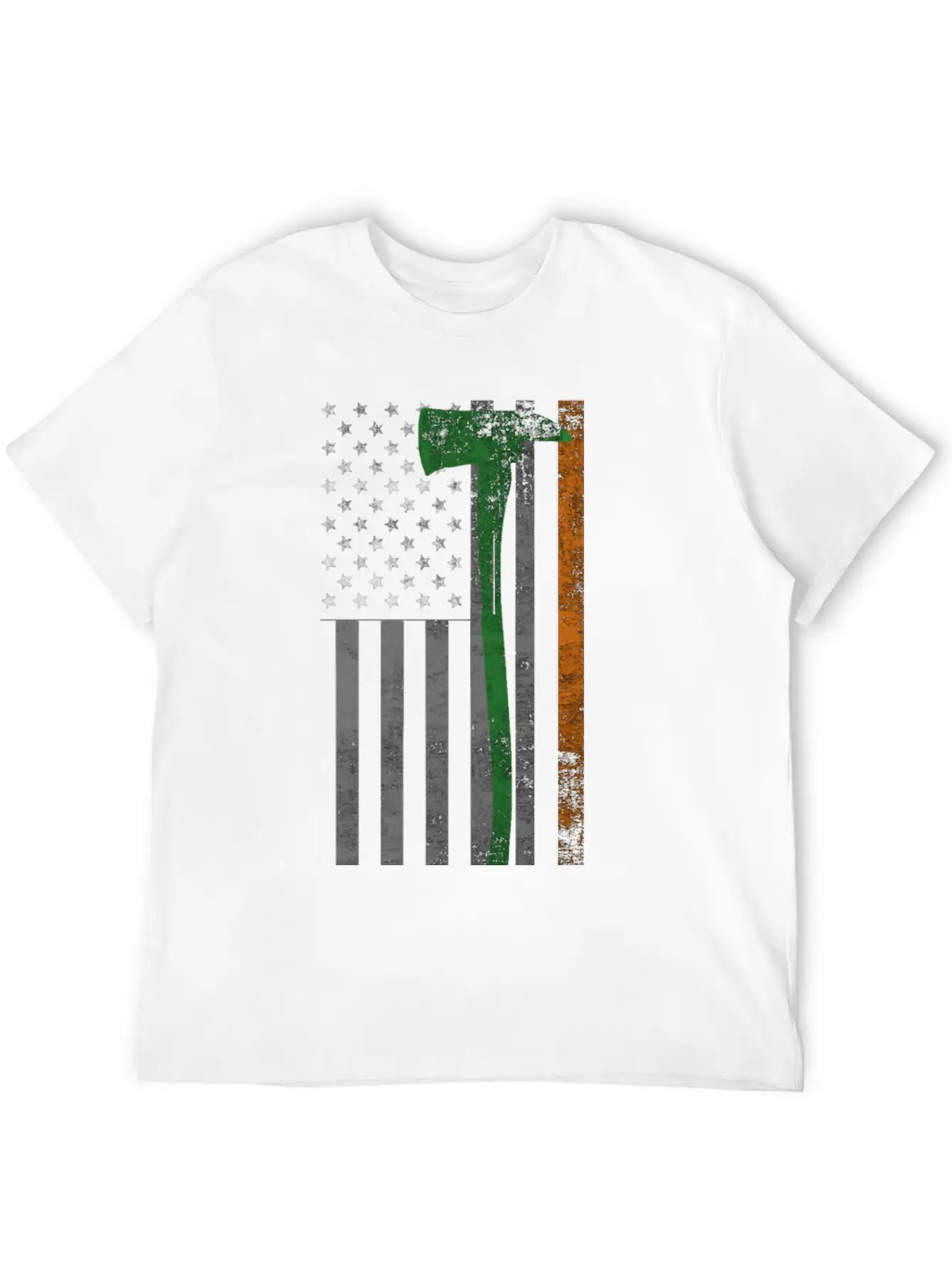 Firefighter Flag Basic Graphic T-Shirt ¨C Daily Comfort In Soft Cotton
