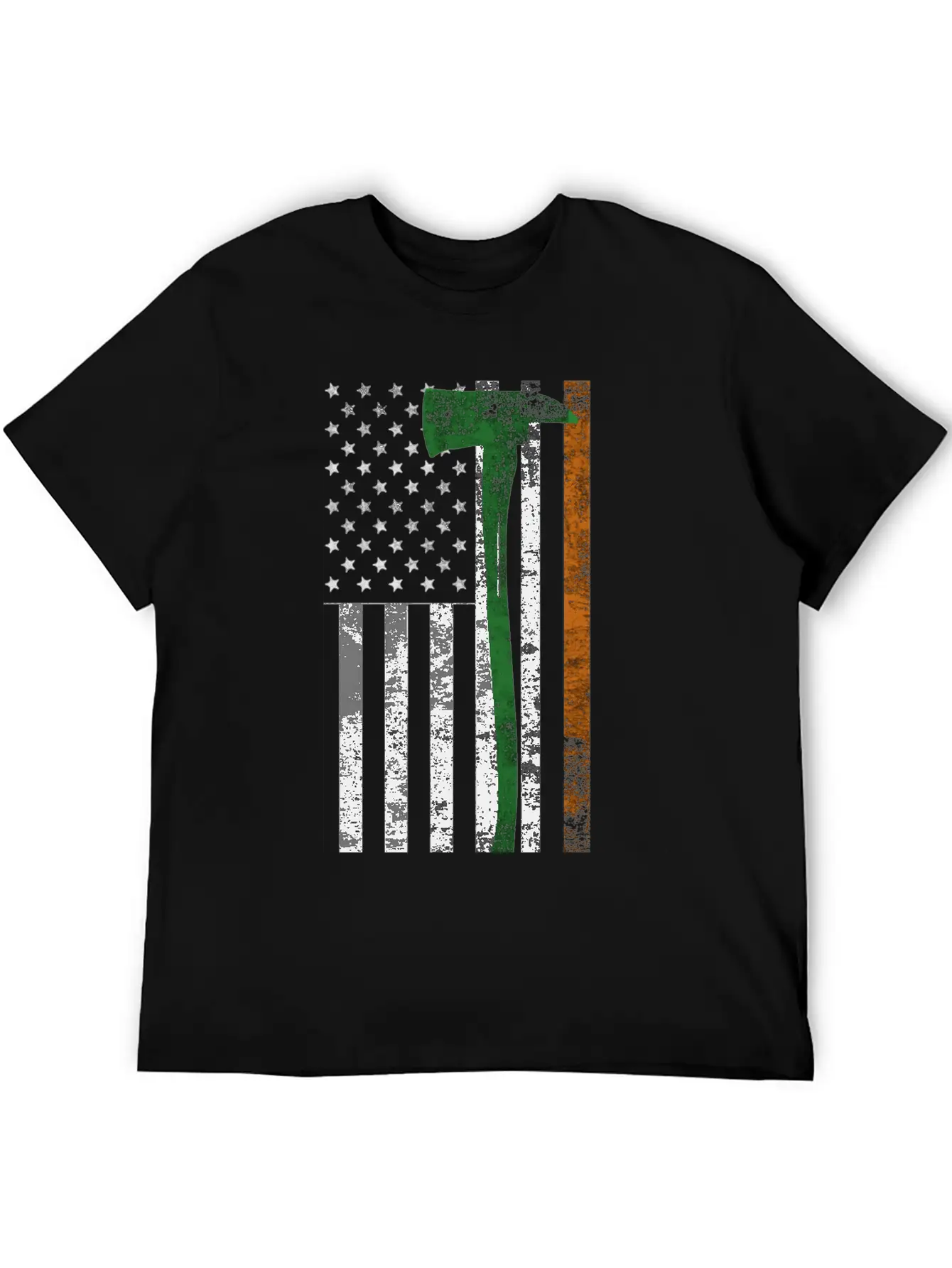 Firefighter Flag Basic Graphic T-Shirt ¨C Daily Comfort In Soft Cotton