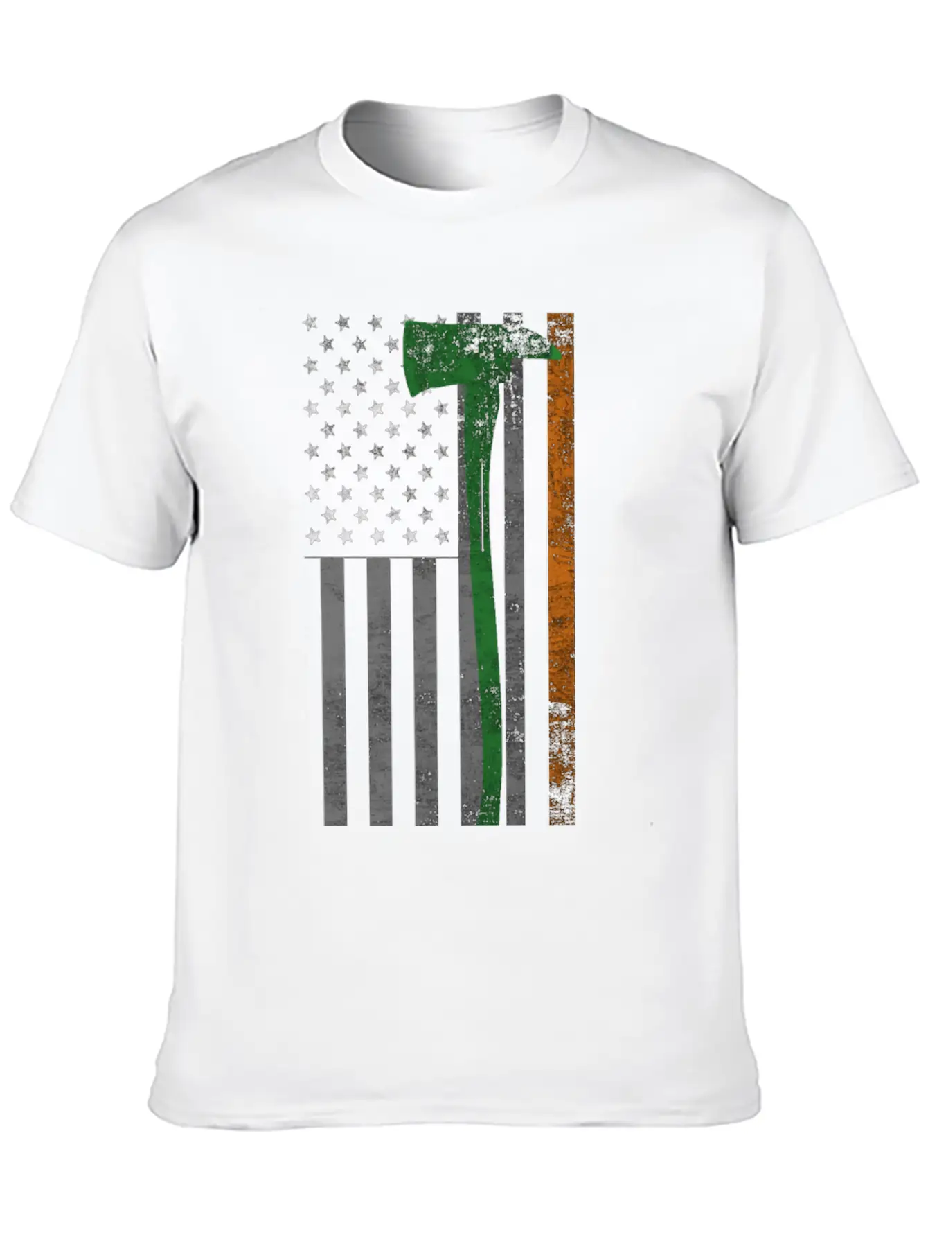 Firefighter Flag Basic Graphic T-Shirt ¨C Daily Comfort In Soft Cotton