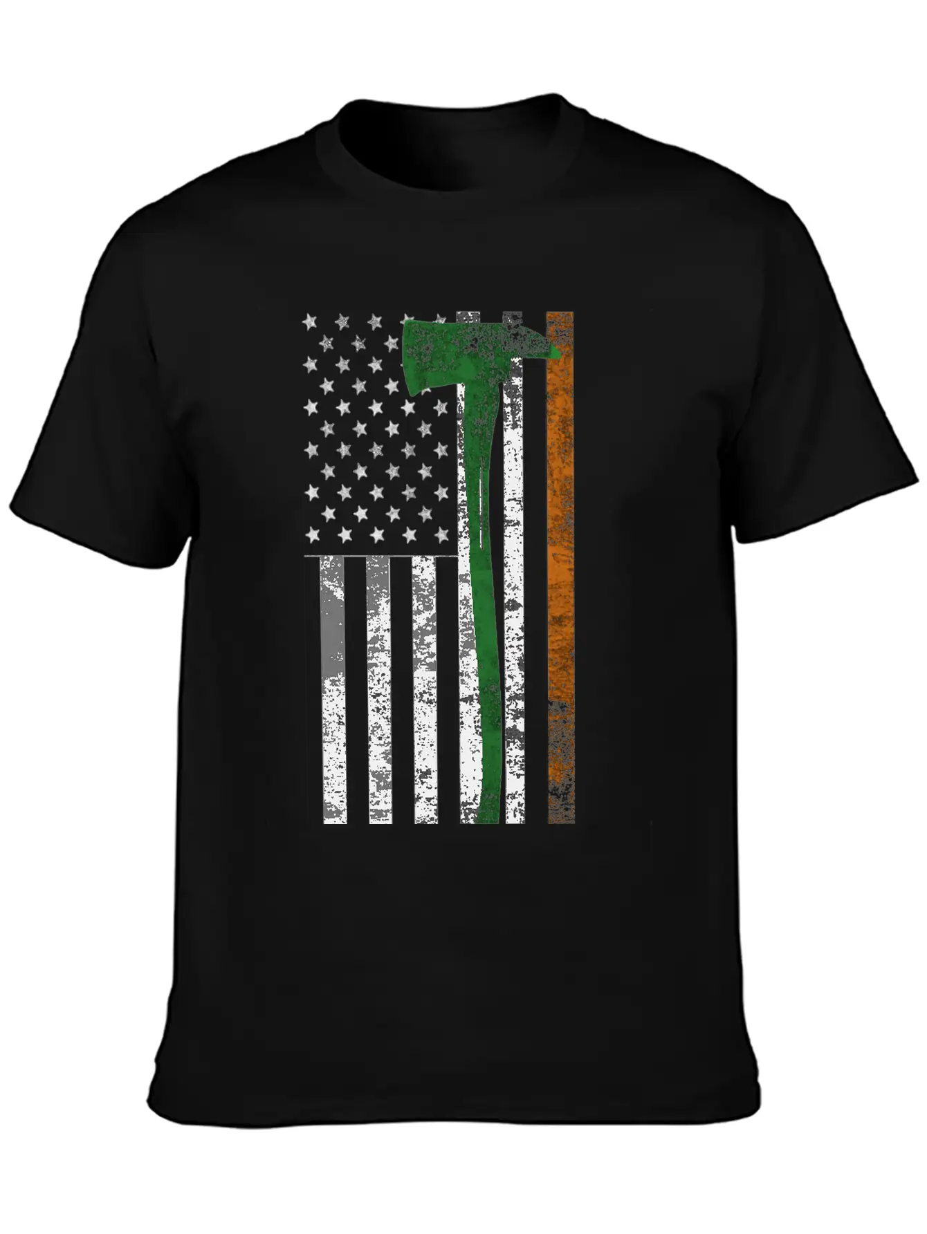 Firefighter Flag Basic Graphic T-Shirt ¨C Daily Comfort In Soft Cotton