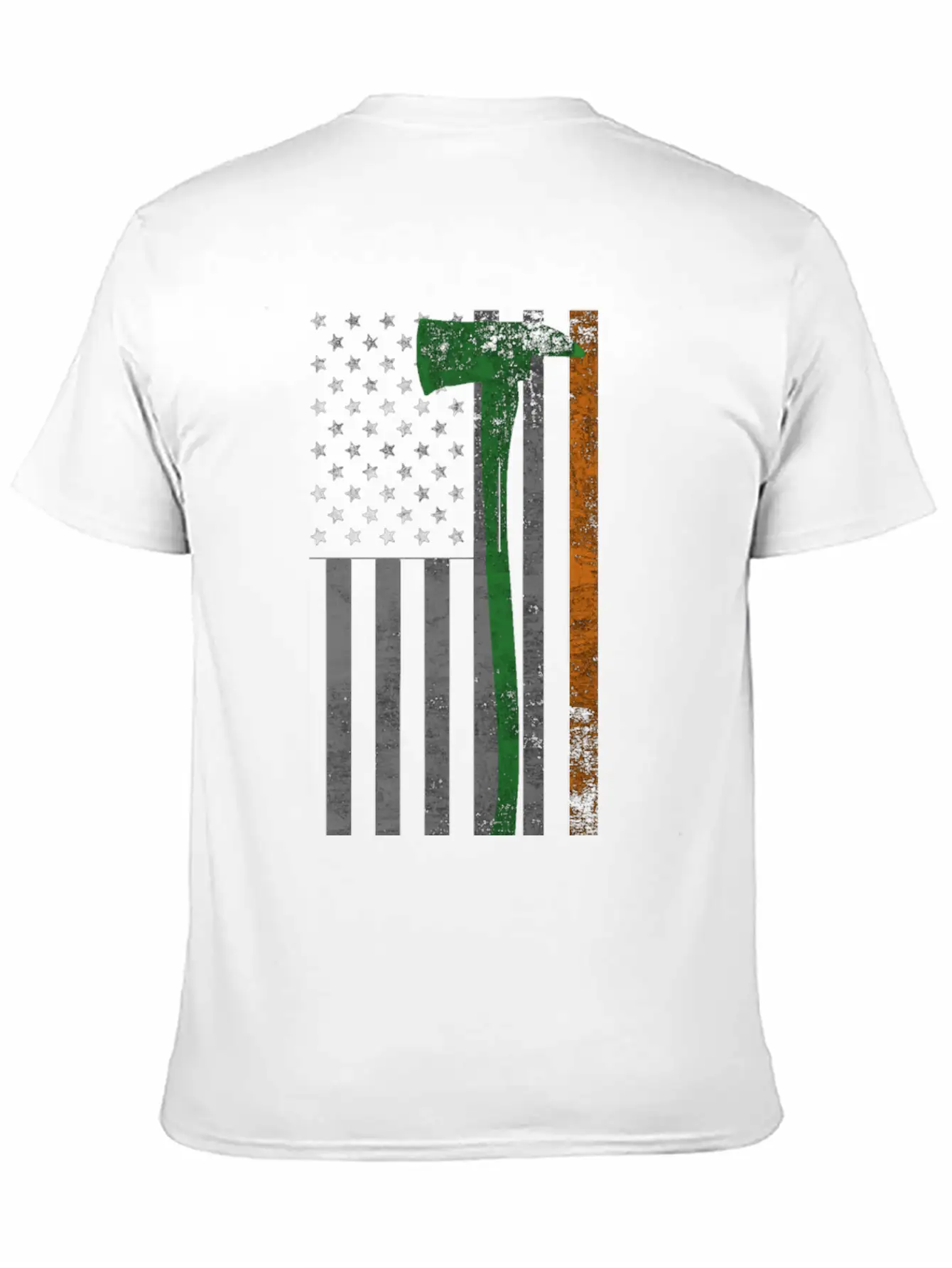 Firefighter Flag Basic Graphic T-Shirt ¨C Daily Comfort In Soft Cotton
