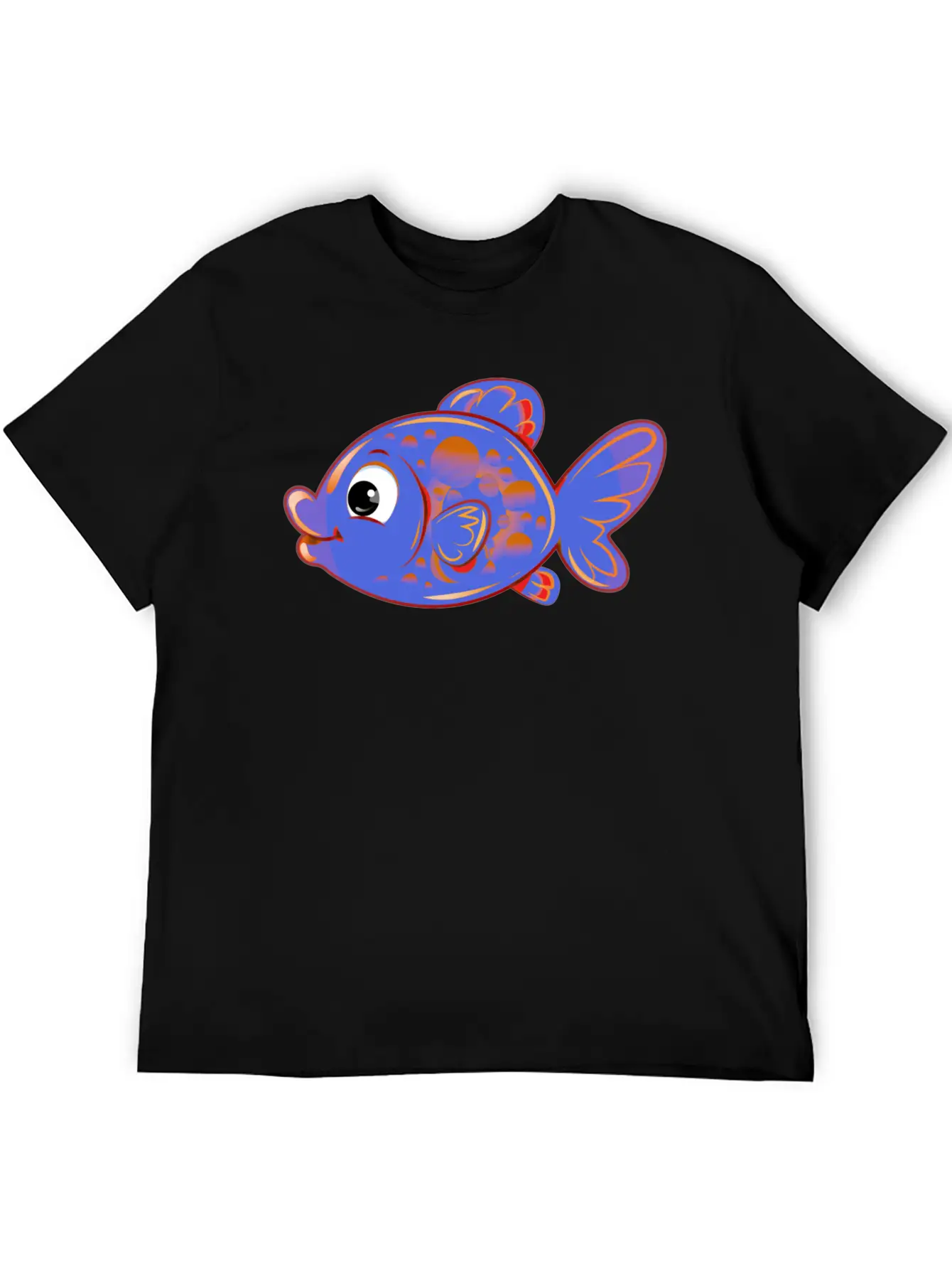 Fish Basic Graphic T-Shirt ¨C Daily Comfort In Soft Cotton