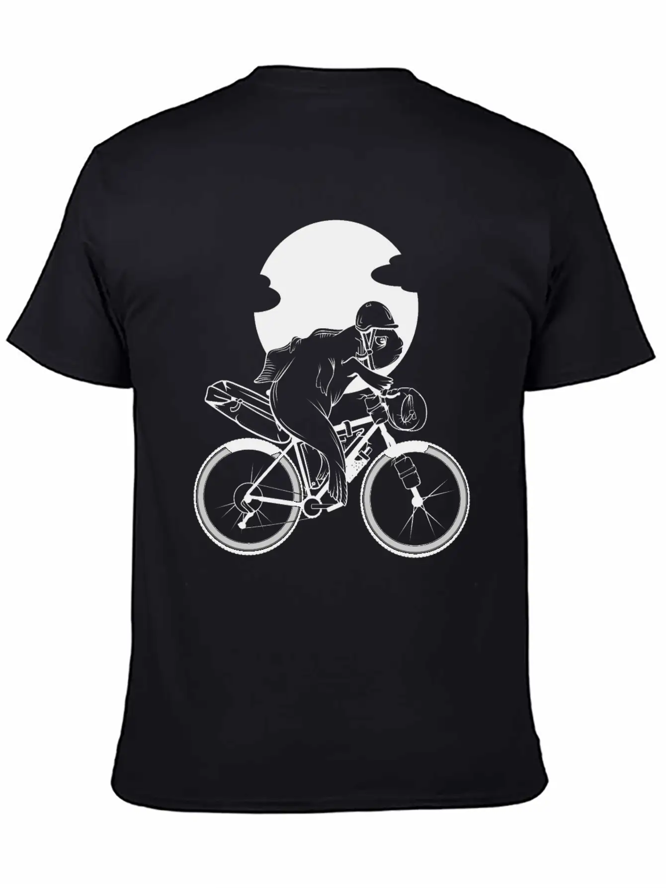 Fish Riding A Bikepacking Bike Soft Cotton Short Sleeve Tee ¨C Unisex Wardrobe Staple