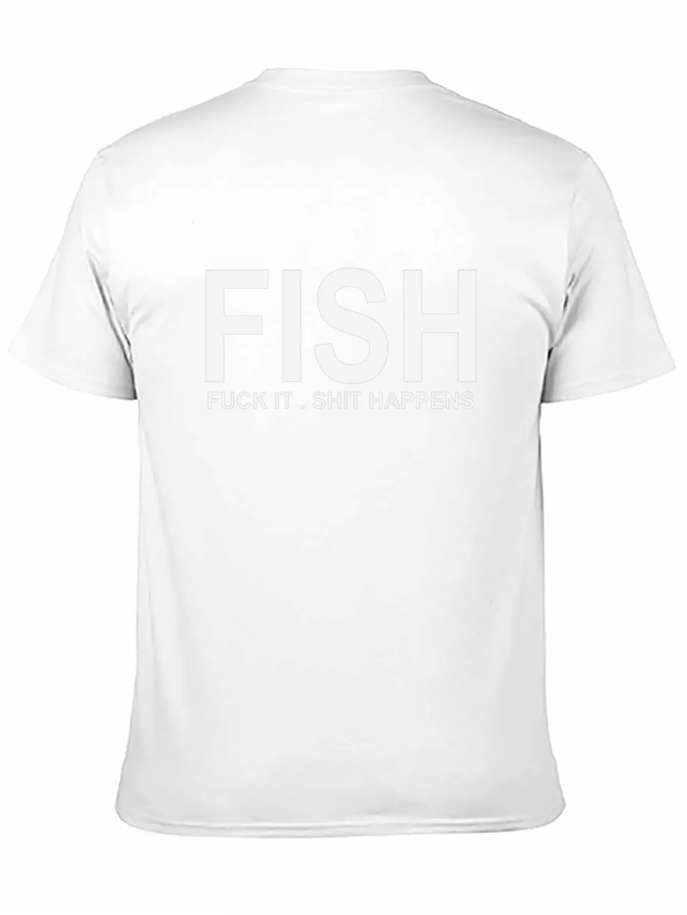 FISH SARCASTIC T SHIRT Essential Cotton Tee For Daily Outfits ¨C Unisex Style