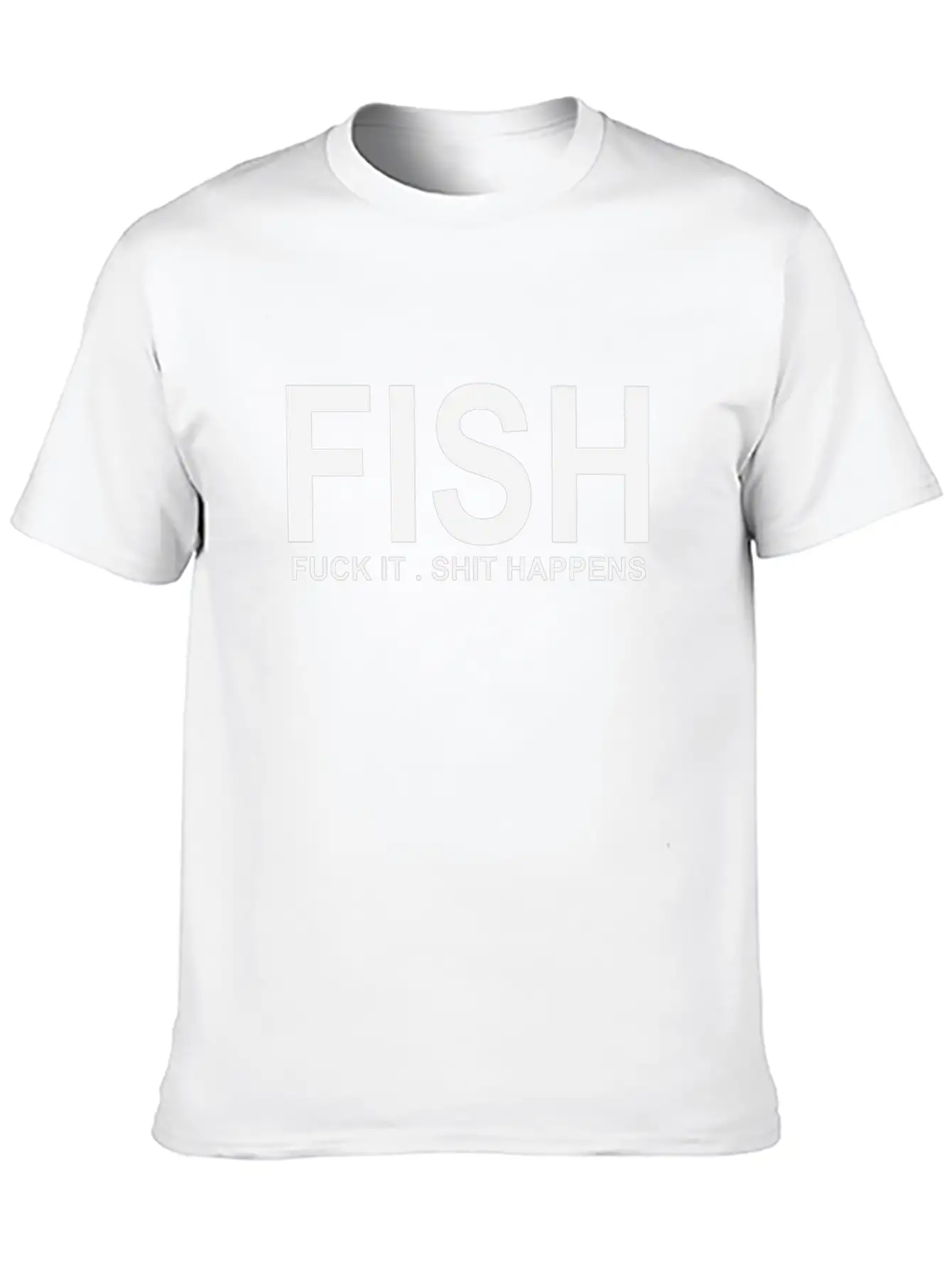 FISH SARCASTIC T SHIRT Essential Cotton Tee For Daily Outfits ¨C Unisex Style