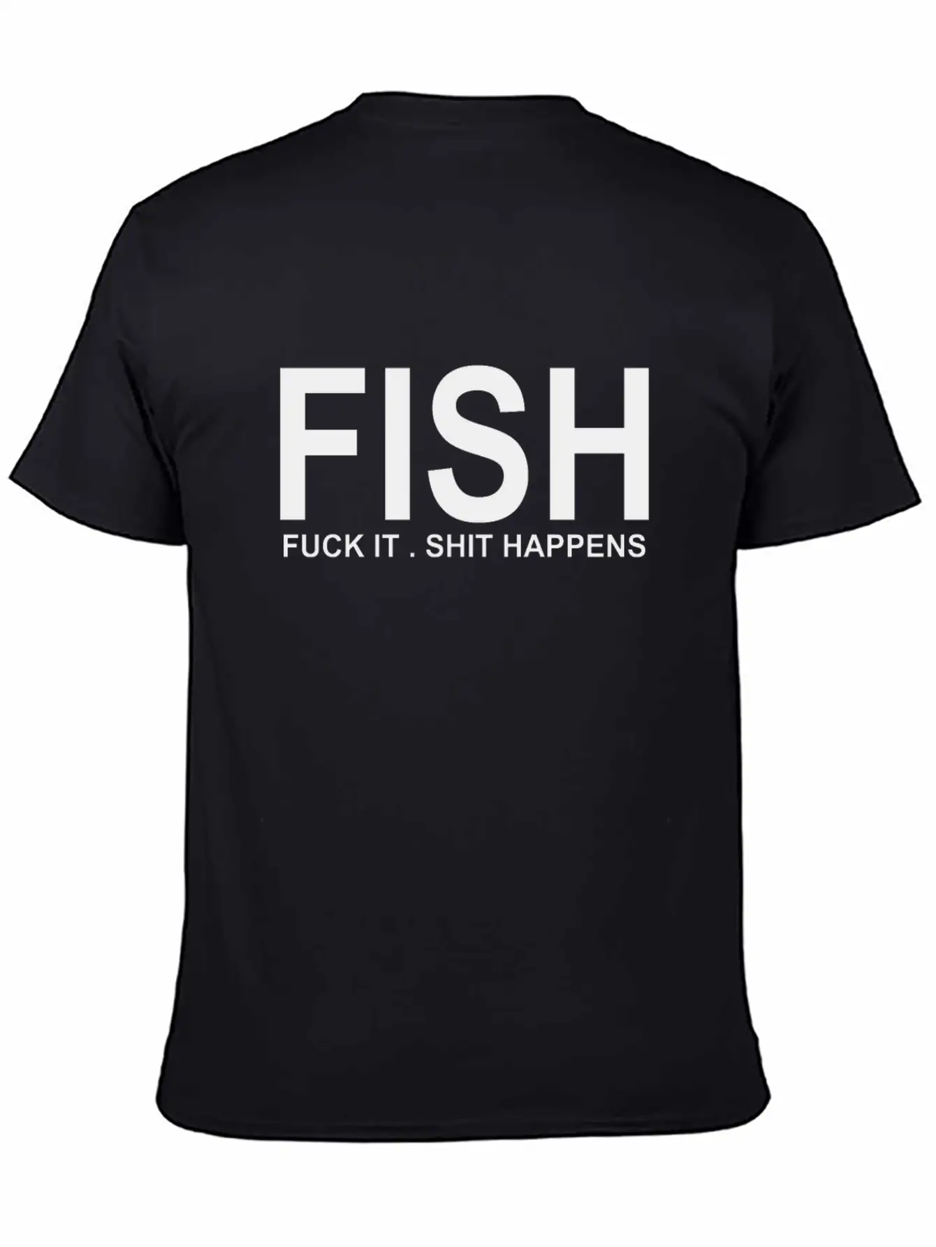 FISH SARCASTIC T SHIRT Essential Cotton Tee For Daily Outfits ¨C Unisex Style