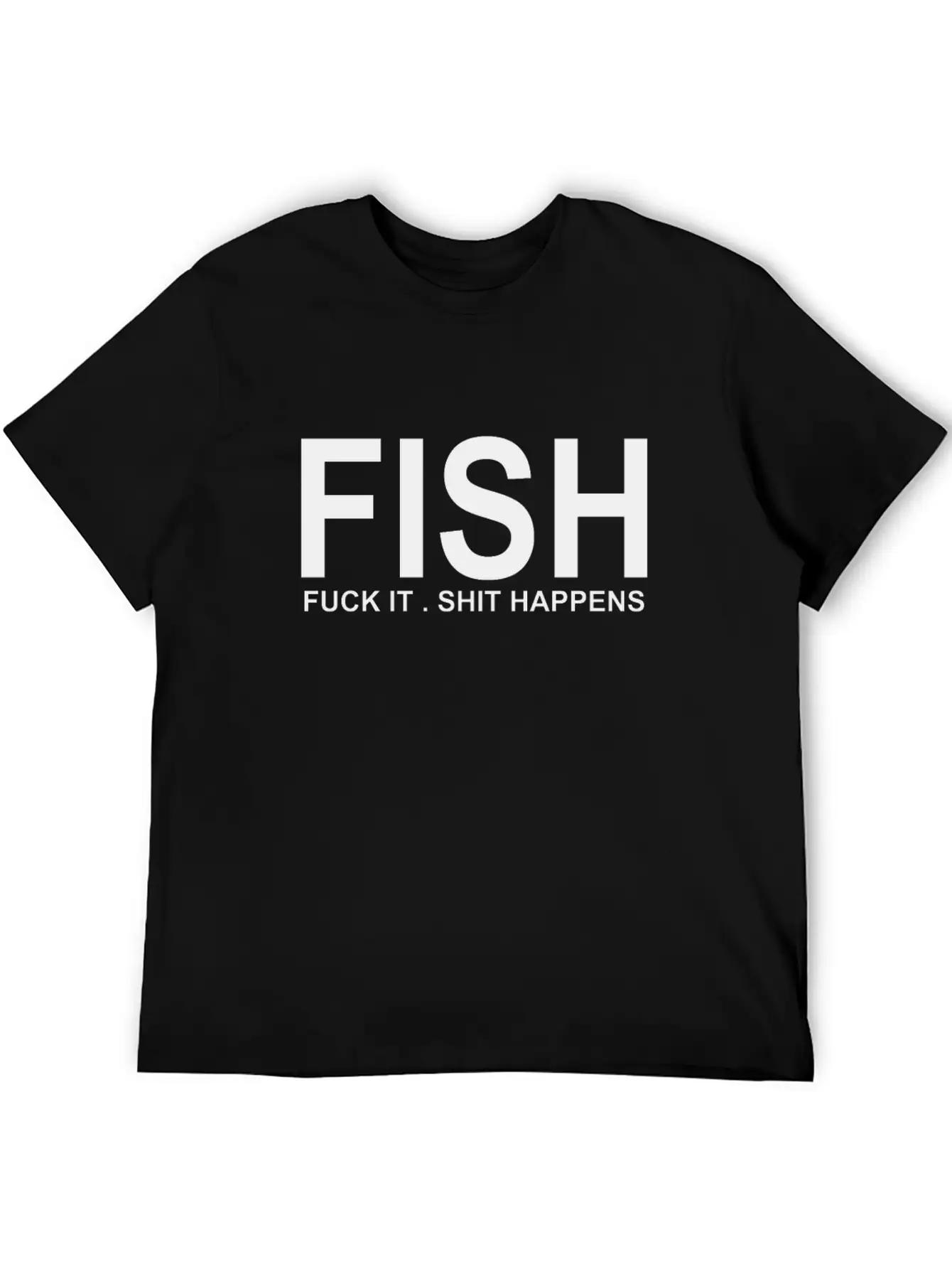 FISH SARCASTIC T SHIRT Essential Cotton Tee For Daily Outfits ¨C Unisex Style