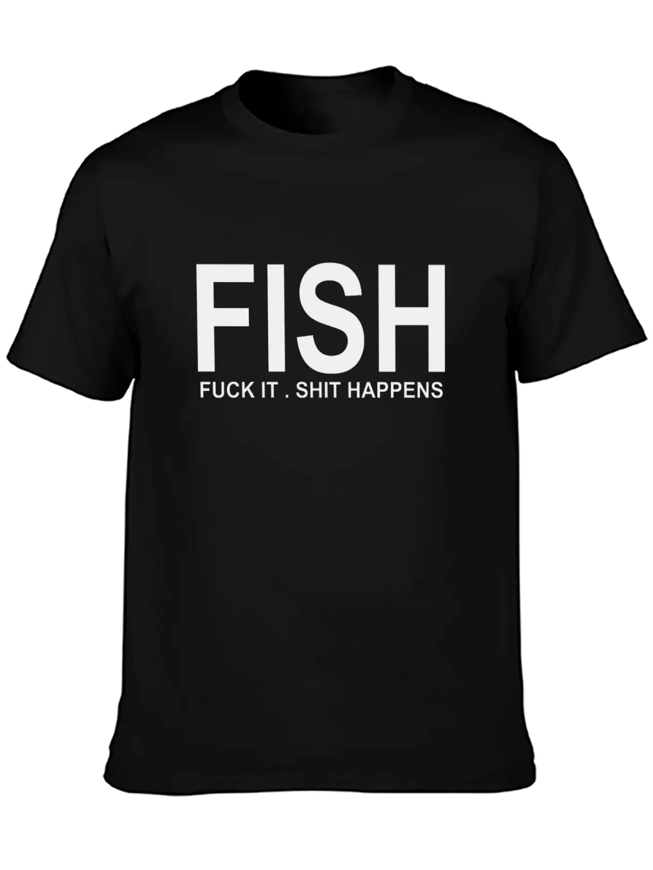 FISH SARCASTIC T SHIRT Essential Cotton Tee For Daily Outfits ¨C Unisex Style