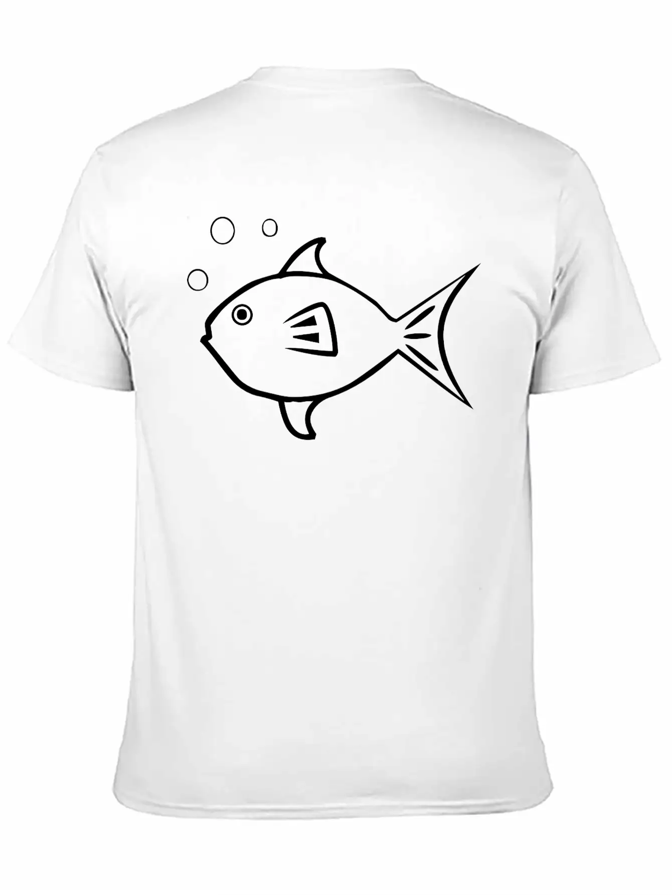 Fish With Air Bubbles Soft Cotton Short Sleeve Tee ¨C Unisex Wardrobe Staple