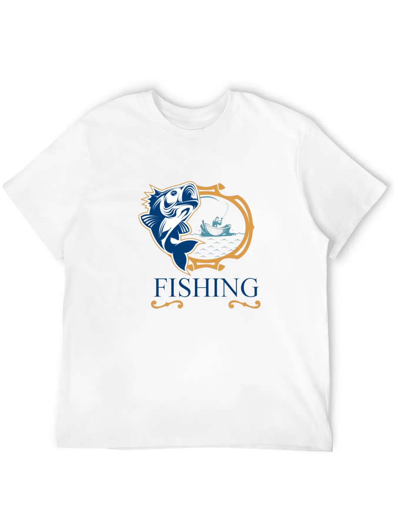 Fishing Basic Graphic T-Shirt ¨C Daily Comfort In Soft Cotton