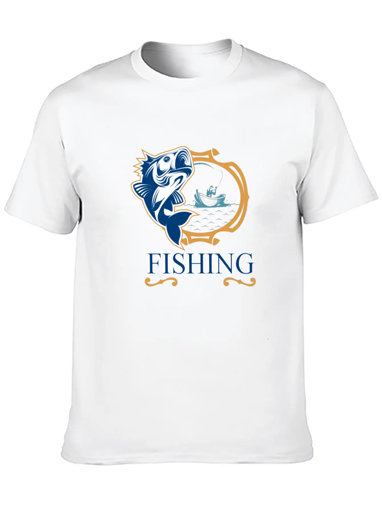 Fishing Basic Graphic T-Shirt ¨C Daily Comfort In Soft Cotton