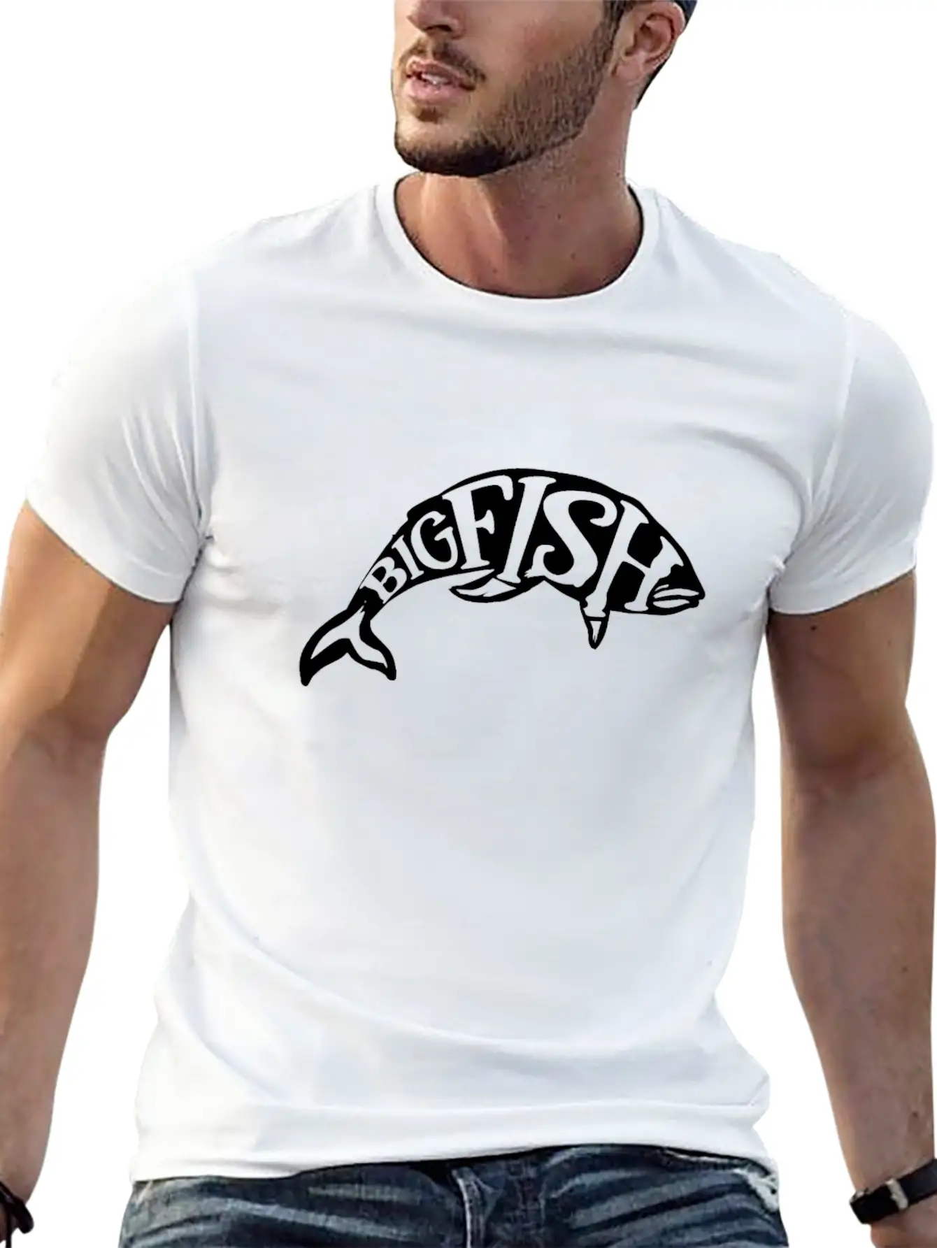Fishing Fish Essential Cotton Tee For Daily Outfits ¨C Unisex Style
