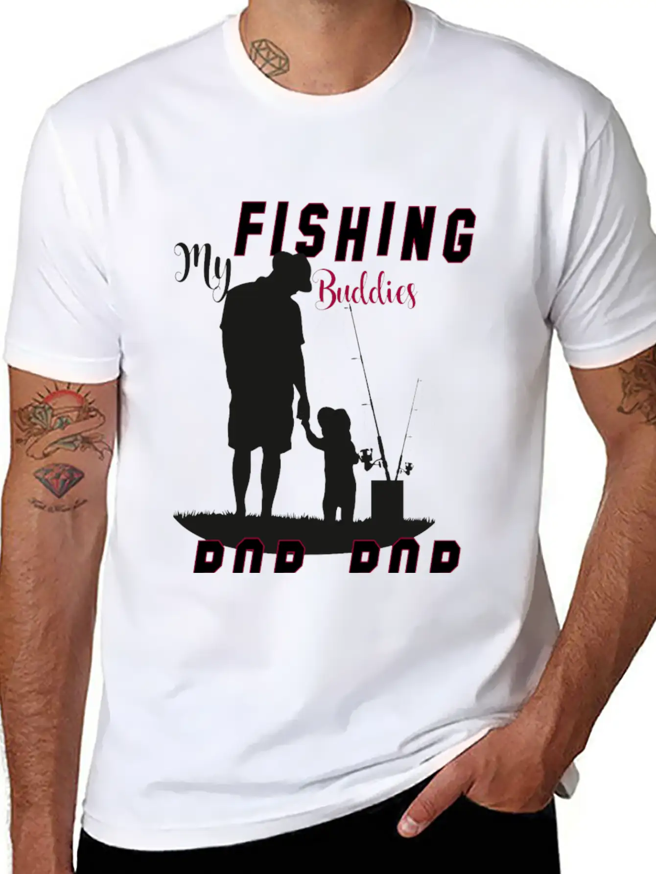 FISHING POP POP Essential Cotton Tee For Daily Outfits ¨C Unisex Style