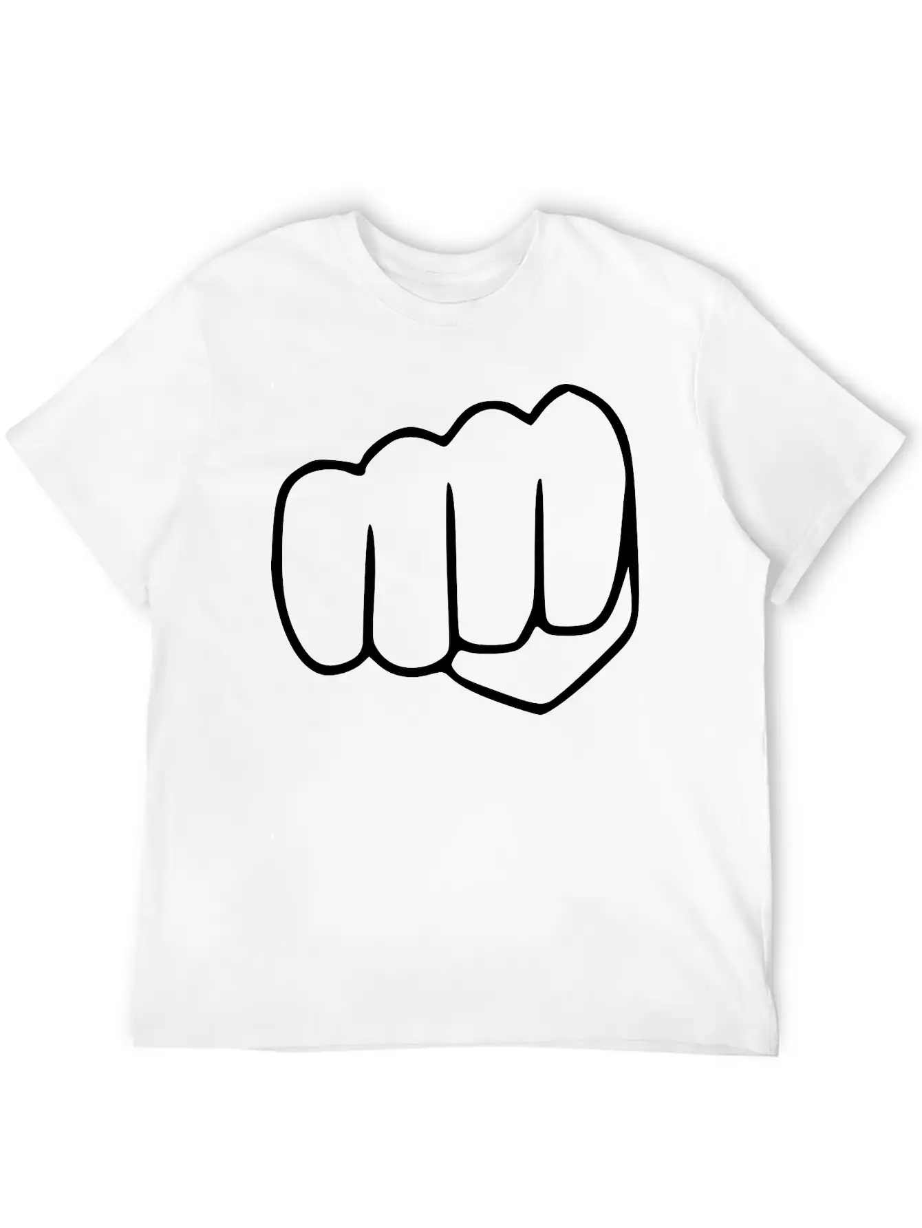 Fist Sketch Emojis Basic Graphic T-Shirt ¨C Daily Comfort In Soft Cotton