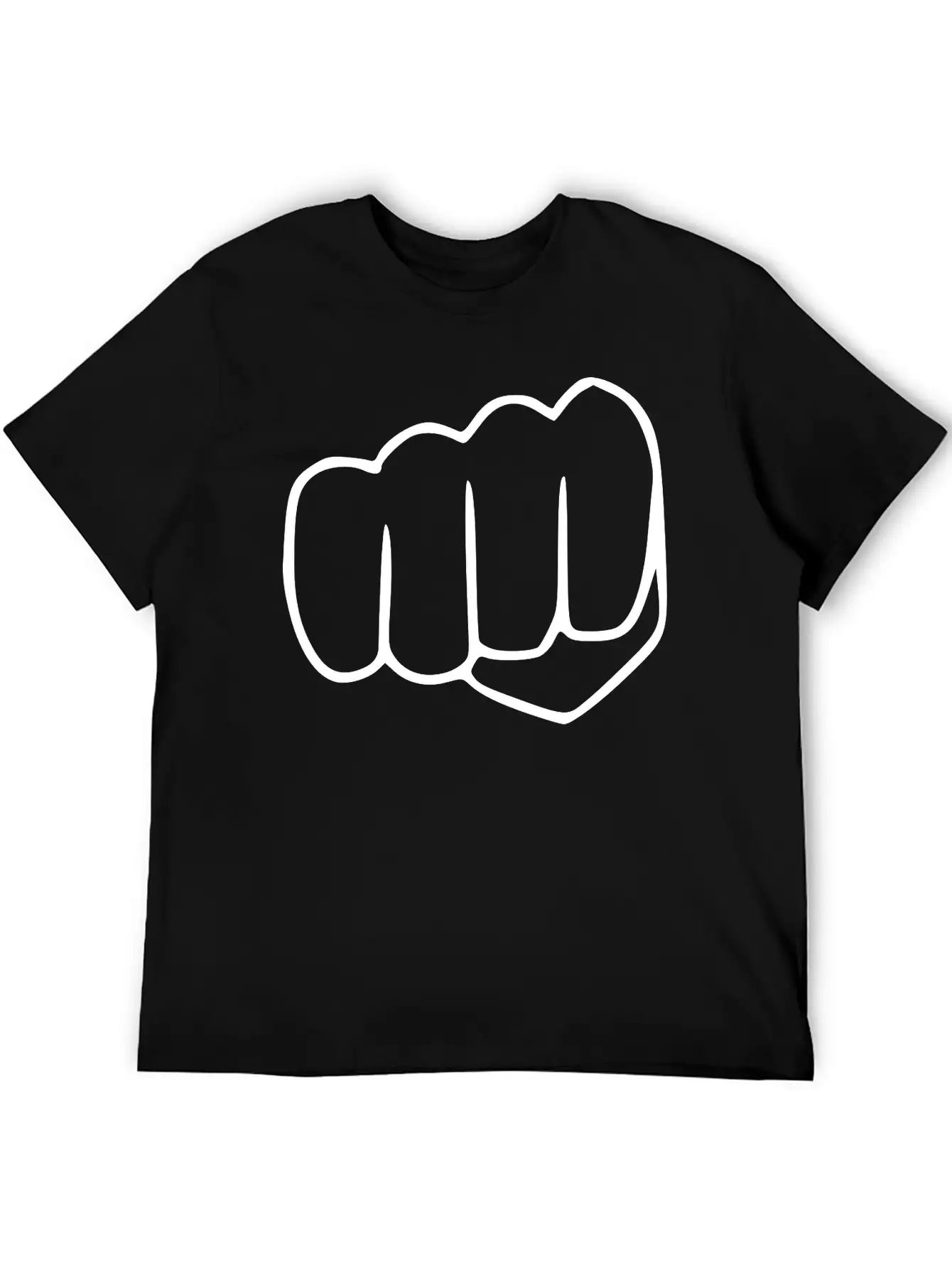 Fist Sketch Emojis Basic Graphic T-Shirt ¨C Daily Comfort In Soft Cotton