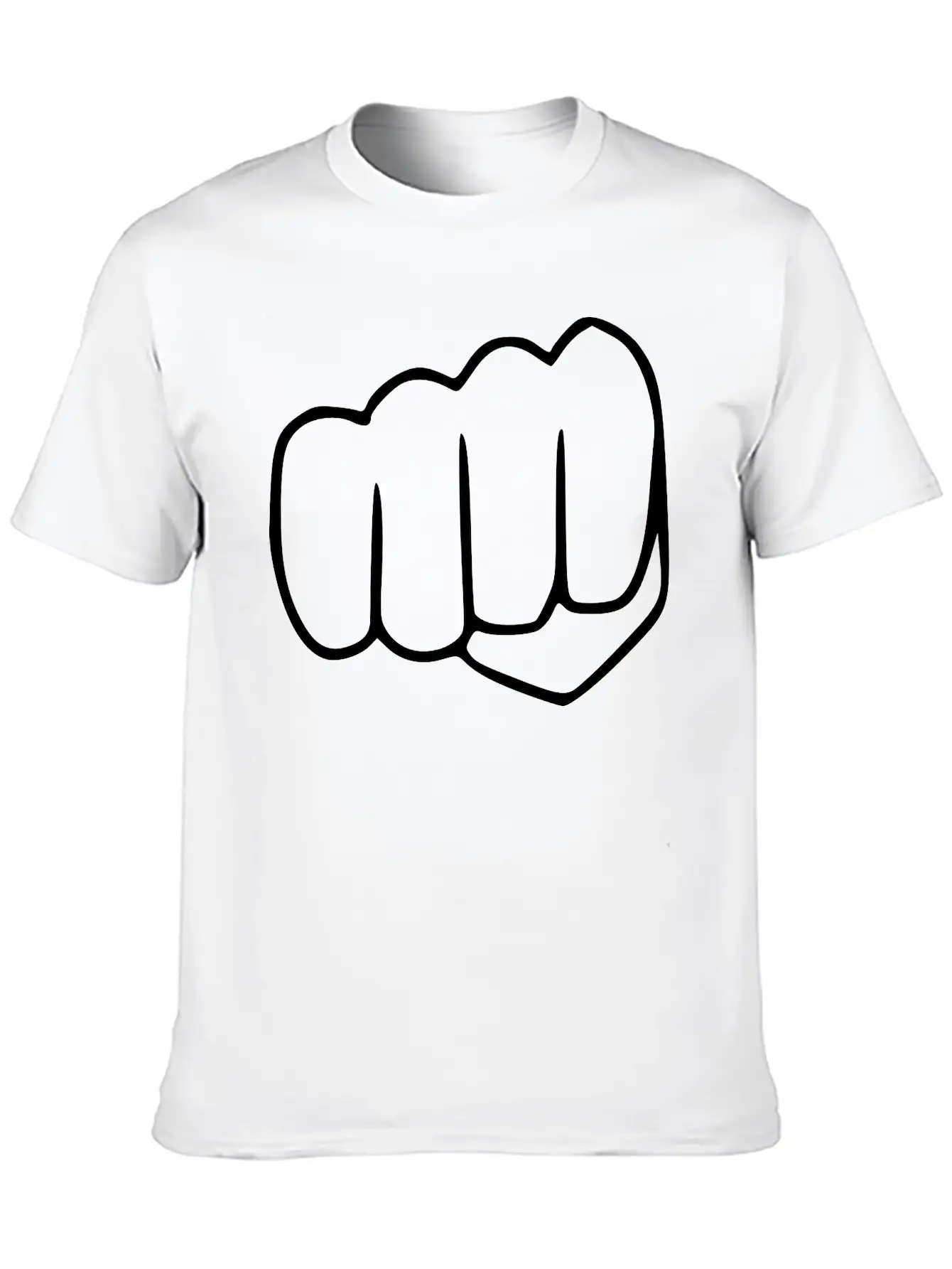 Fist Sketch Emojis Basic Graphic T-Shirt ¨C Daily Comfort In Soft Cotton