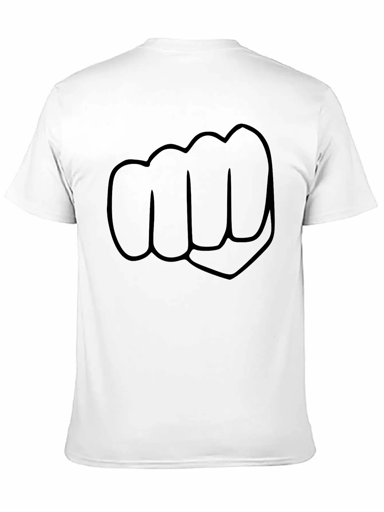 Fist Sketch Emojis Basic Graphic T-Shirt ¨C Daily Comfort In Soft Cotton