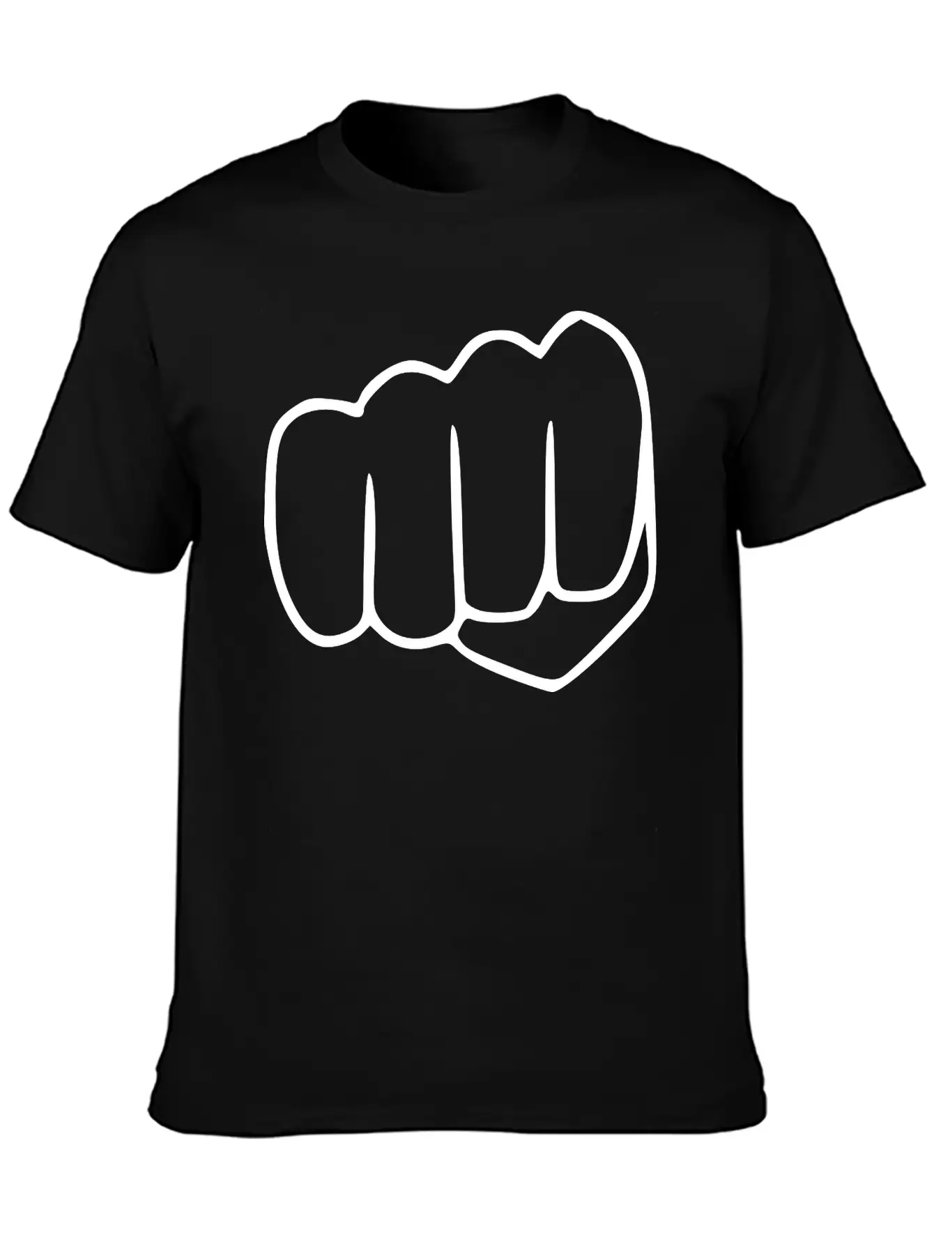 Fist Sketch Emojis Basic Graphic T-Shirt ¨C Daily Comfort In Soft Cotton