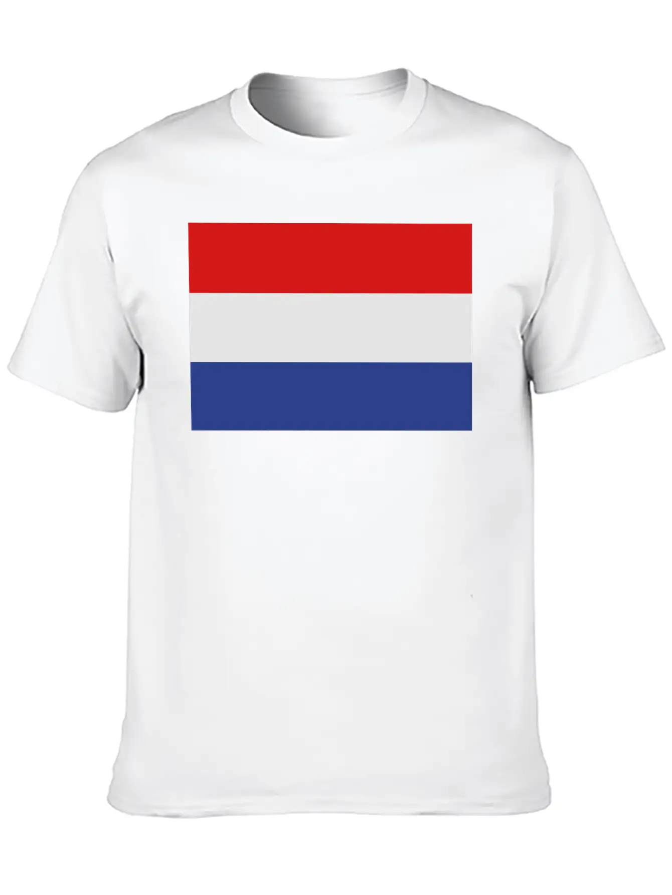 Flag Netherlands Essential Cotton Tee For Daily Outfits ¨C Unisex Style