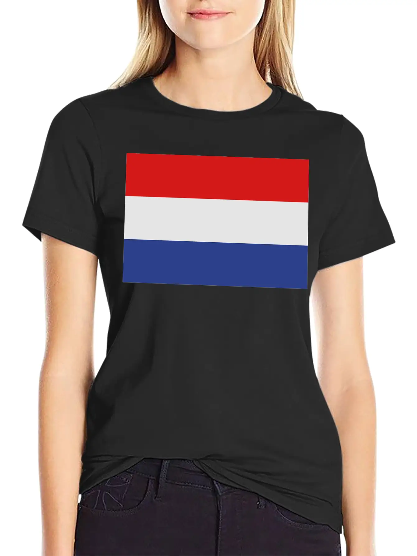 Flag Netherlands Essential Cotton Tee For Daily Outfits ¨C Unisex Style