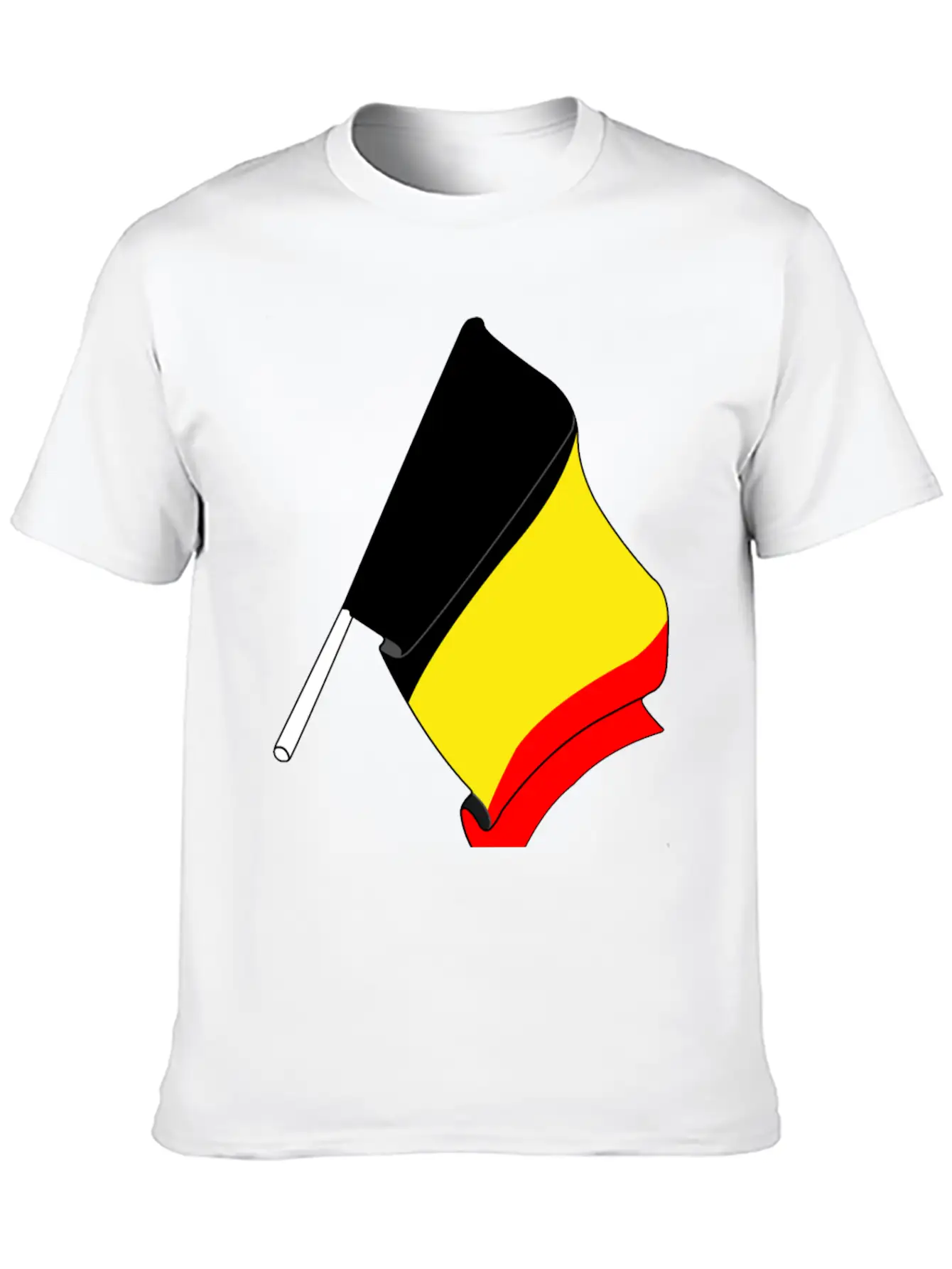 Flag Of Belgium Soft Cotton Short Sleeve Tee ¨C Unisex Wardrobe Staple