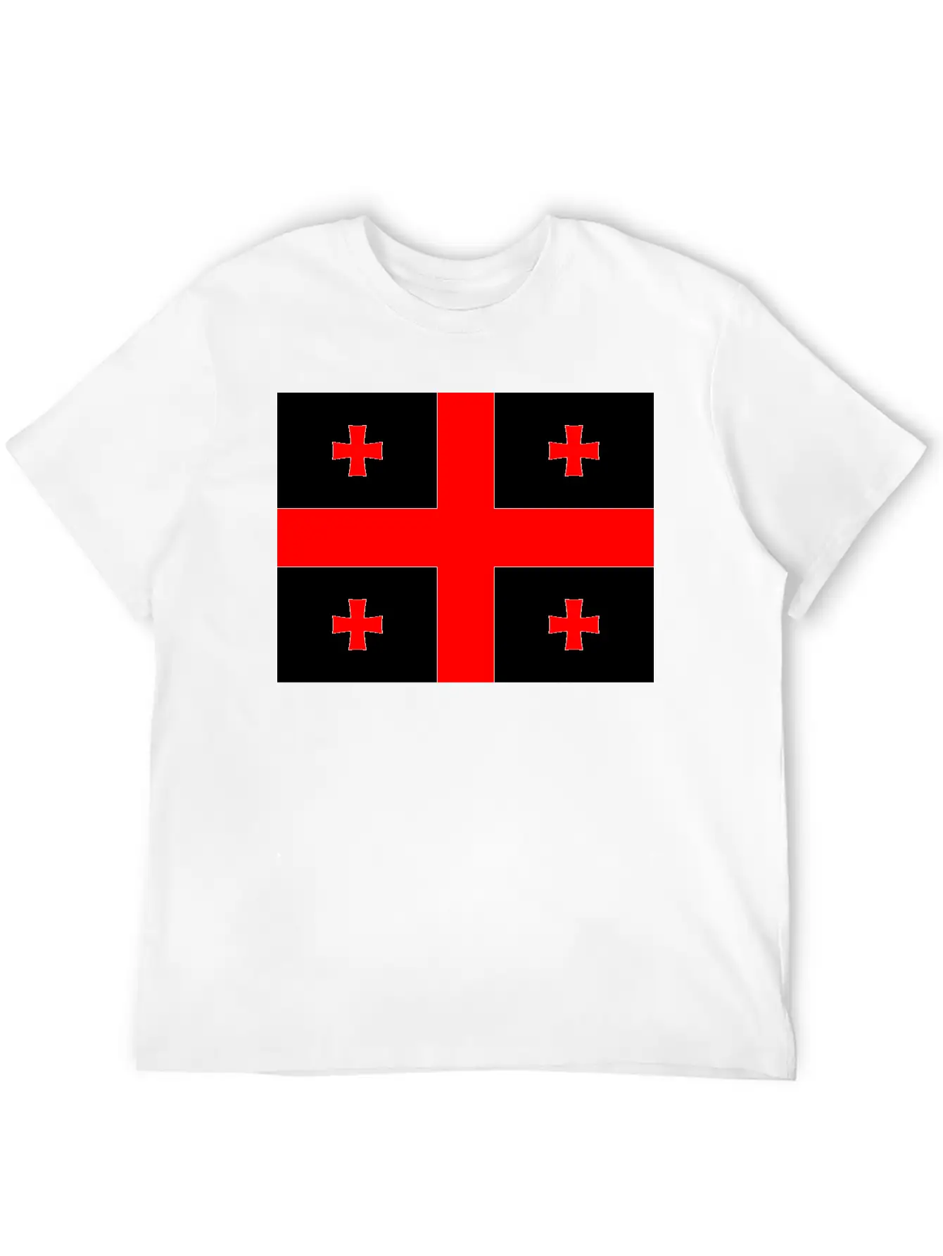Flag Of Georgia (ge) Essential Cotton Tee For Daily Outfits ¨C Unisex Style