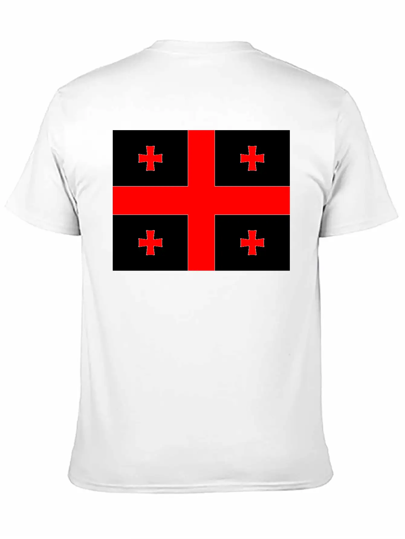 Flag Of Georgia (ge) Essential Cotton Tee For Daily Outfits ¨C Unisex Style
