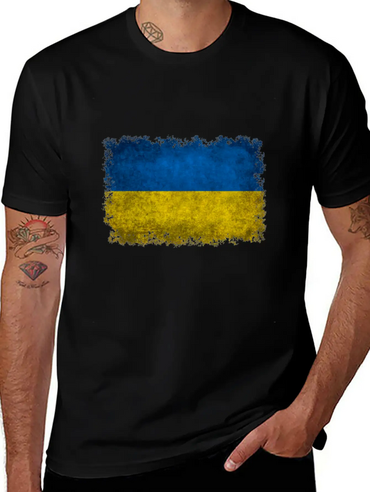 Flag Of Ukraine Basic Graphic T-Shirt ¨C Daily Comfort In Soft Cotton