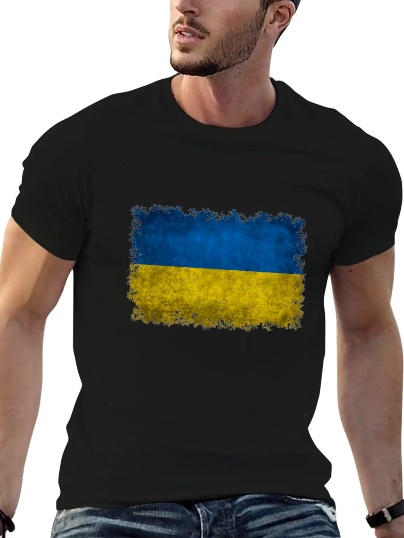 Flag Of Ukraine Basic Graphic T-Shirt ¨C Daily Comfort In Soft Cotton