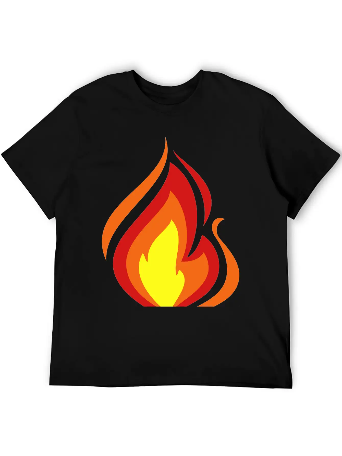 Flame Essential Cotton Tee For Daily Outfits ¨C Unisex Style