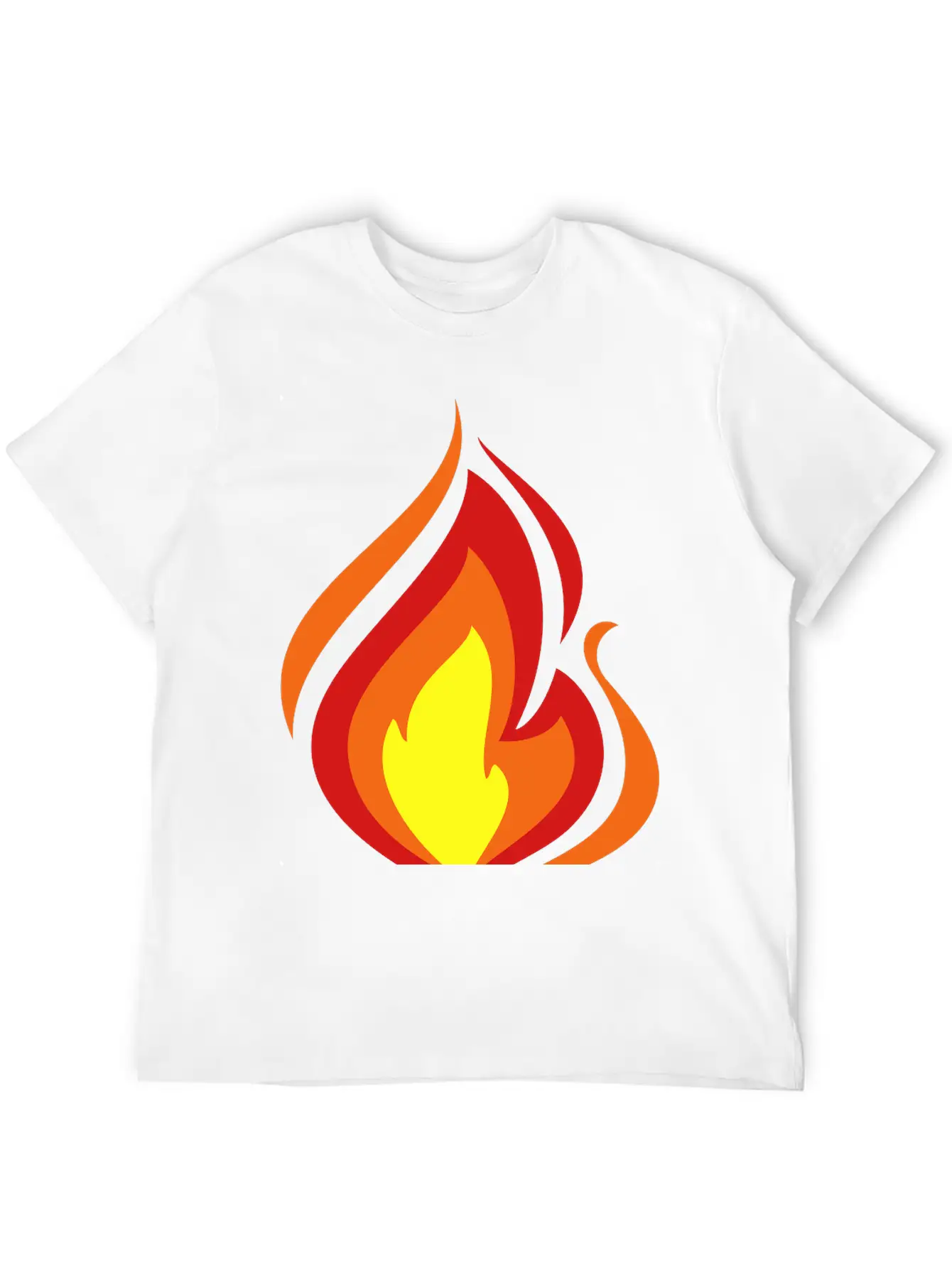 Flame Essential Cotton Tee For Daily Outfits ¨C Unisex Style