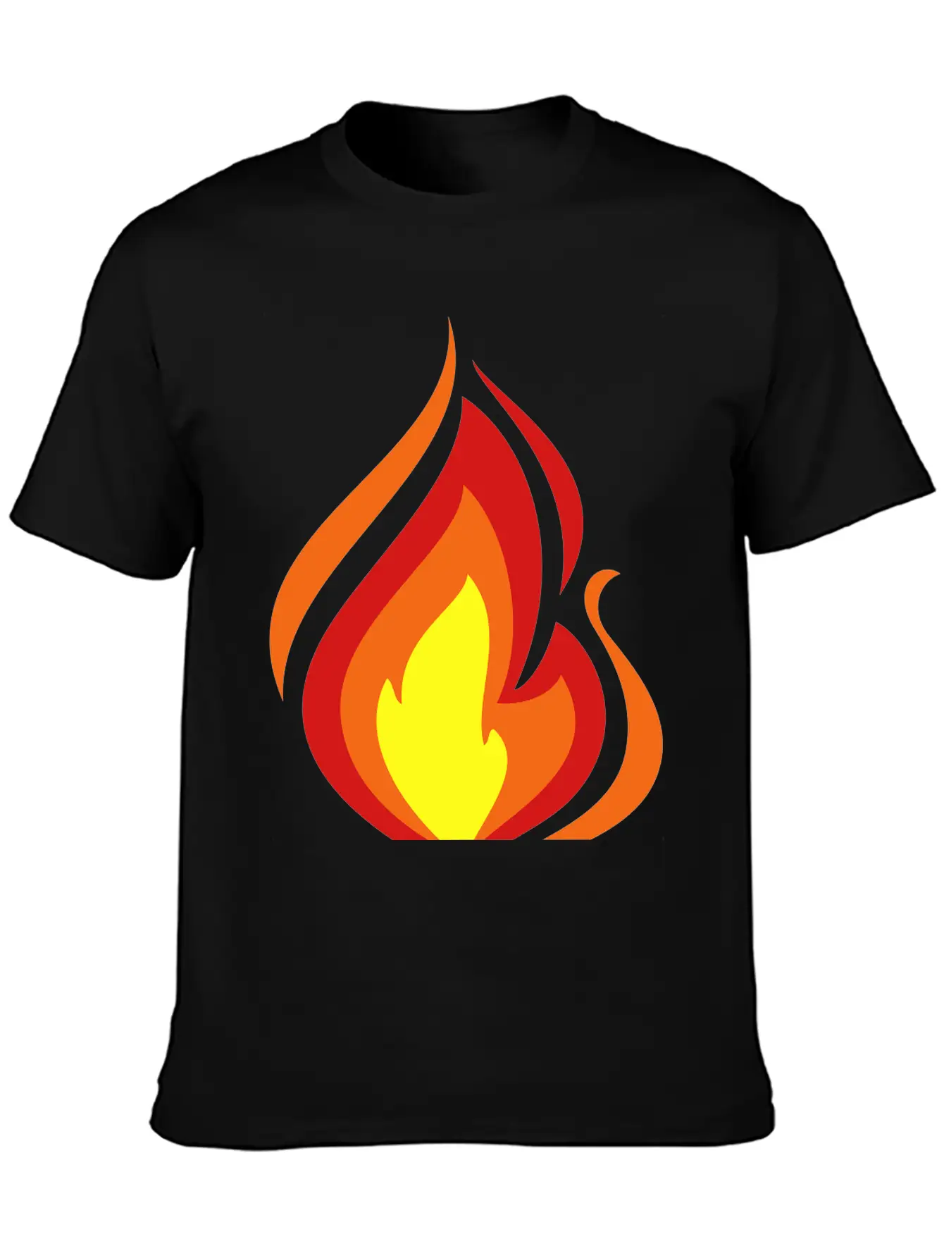 Flame Essential Cotton Tee For Daily Outfits ¨C Unisex Style