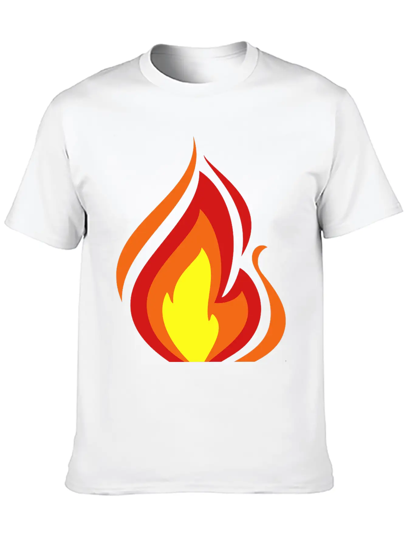 Flame Essential Cotton Tee For Daily Outfits ¨C Unisex Style