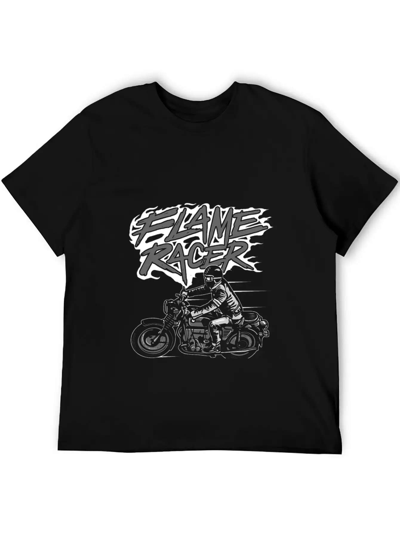 Flame Racer Soft Cotton Short Sleeve Tee ¨C Unisex Wardrobe Staple