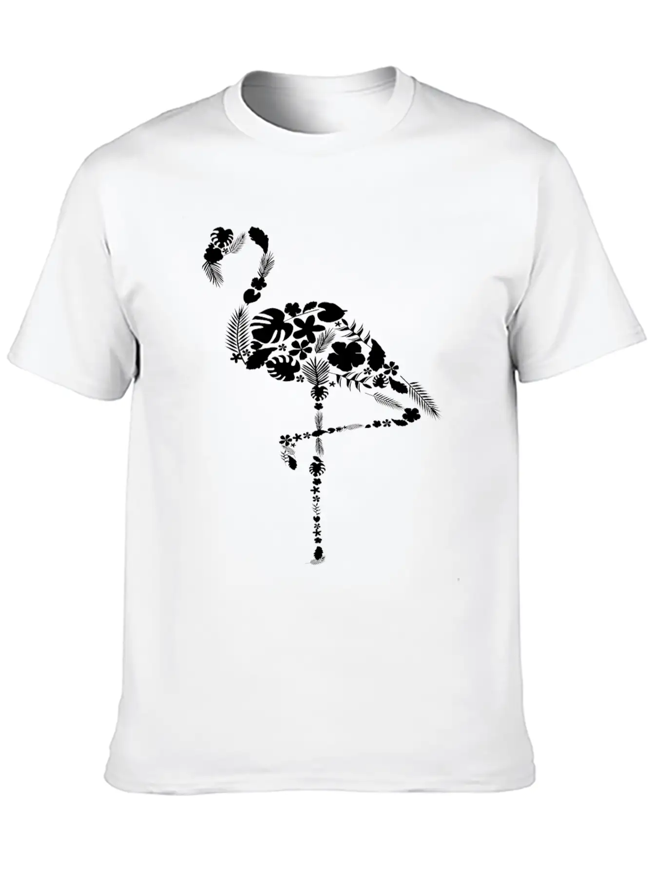 Flamingo Flower Flamingo Soft Cotton Short Sleeve Tee ¨C Unisex Wardrobe Staple