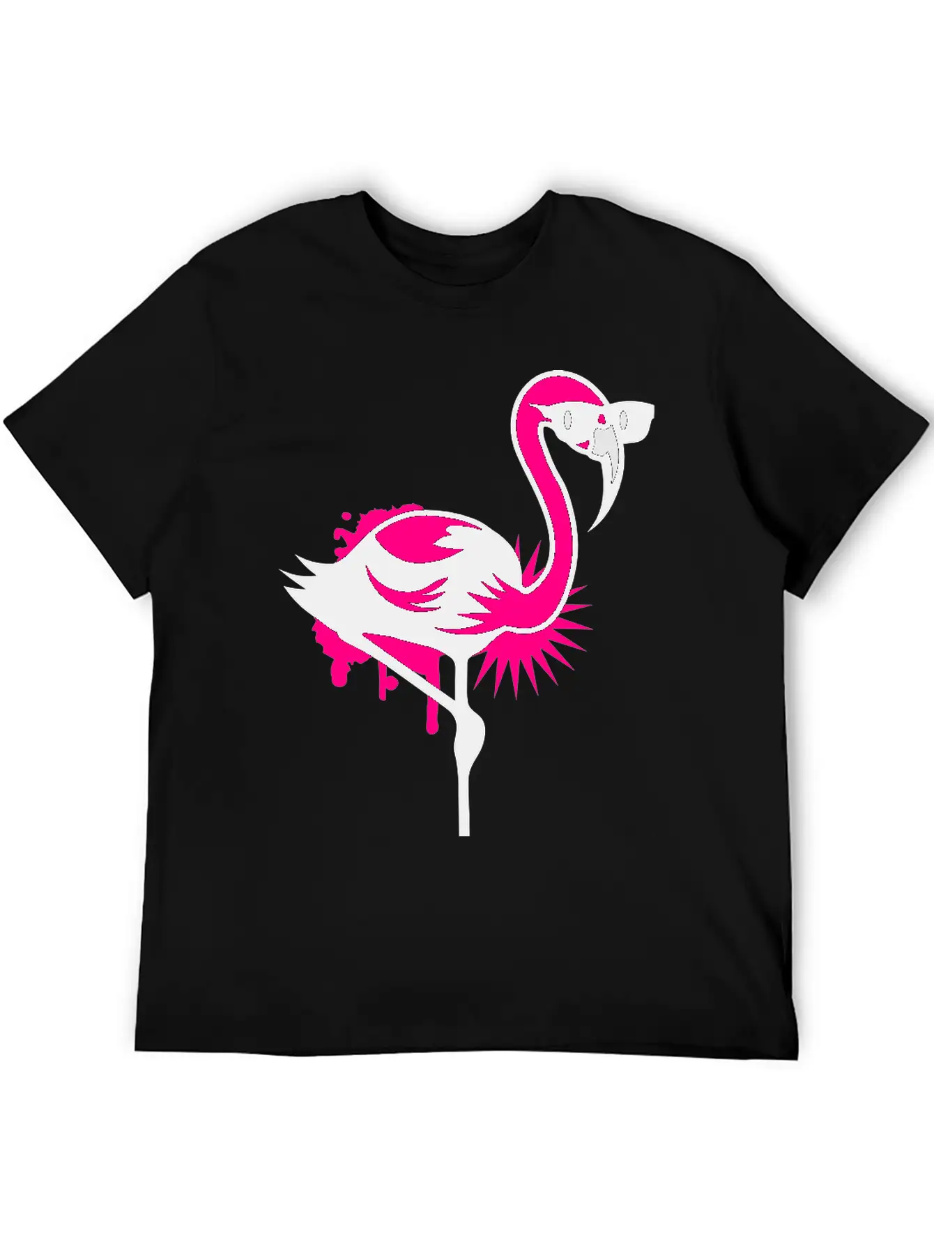 Flamingo With Sunglasses Essential Cotton Tee For Daily Outfits ¨C Unisex Style