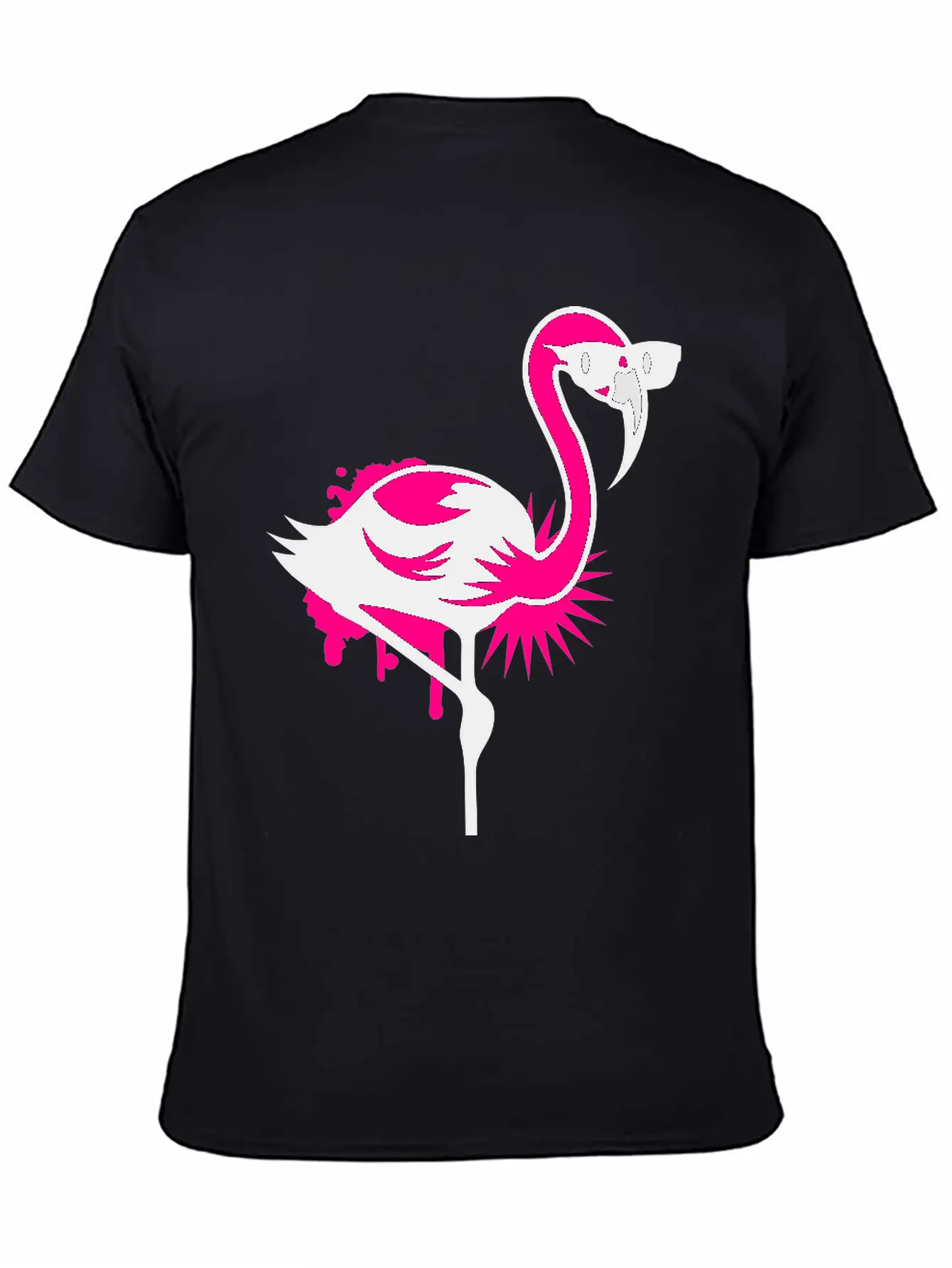 Flamingo With Sunglasses Essential Cotton Tee For Daily Outfits ¨C Unisex Style