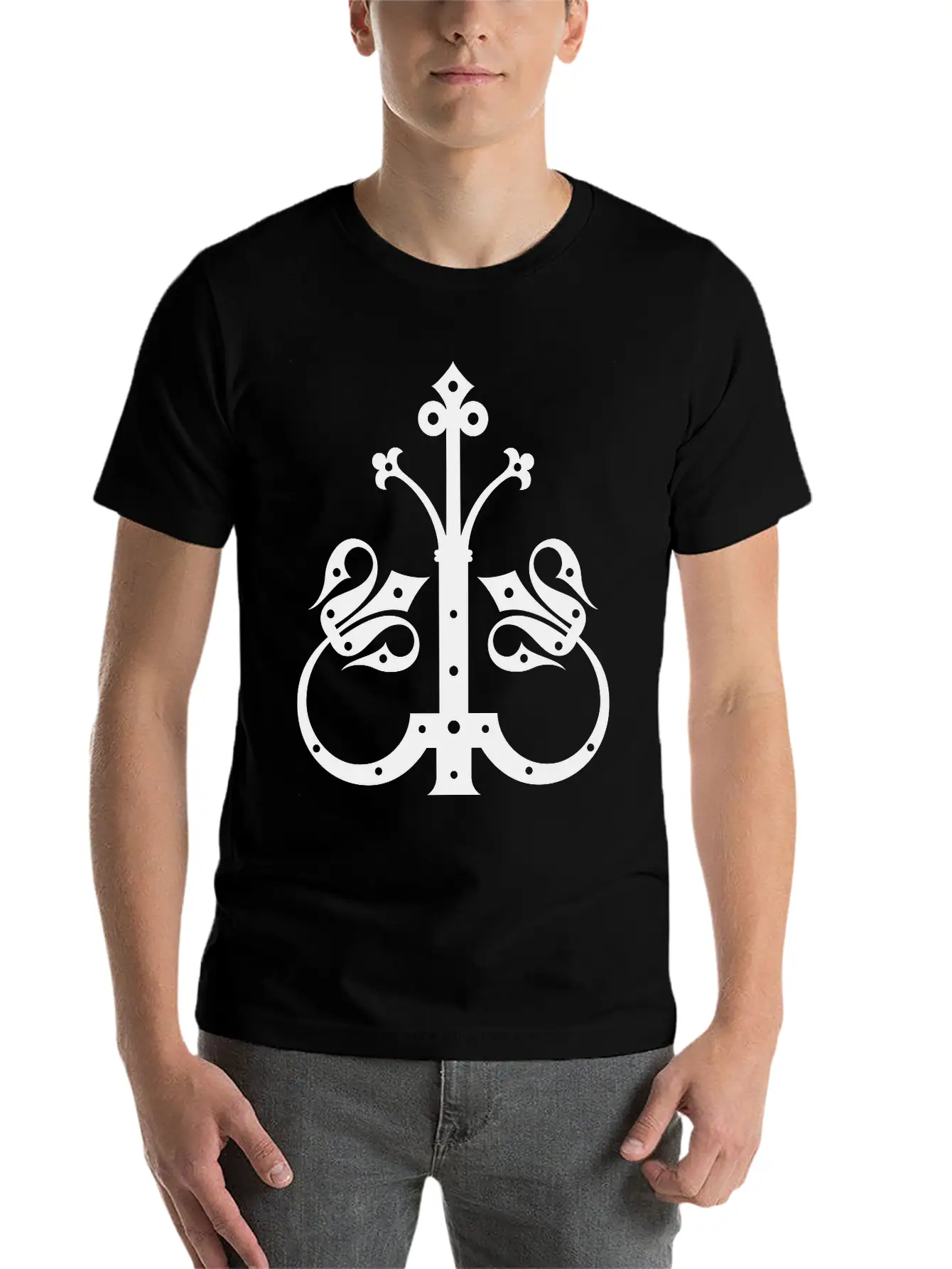 Fleur De Lis Basic Graphic T-Shirt ¨C Daily Comfort In Soft Cotton