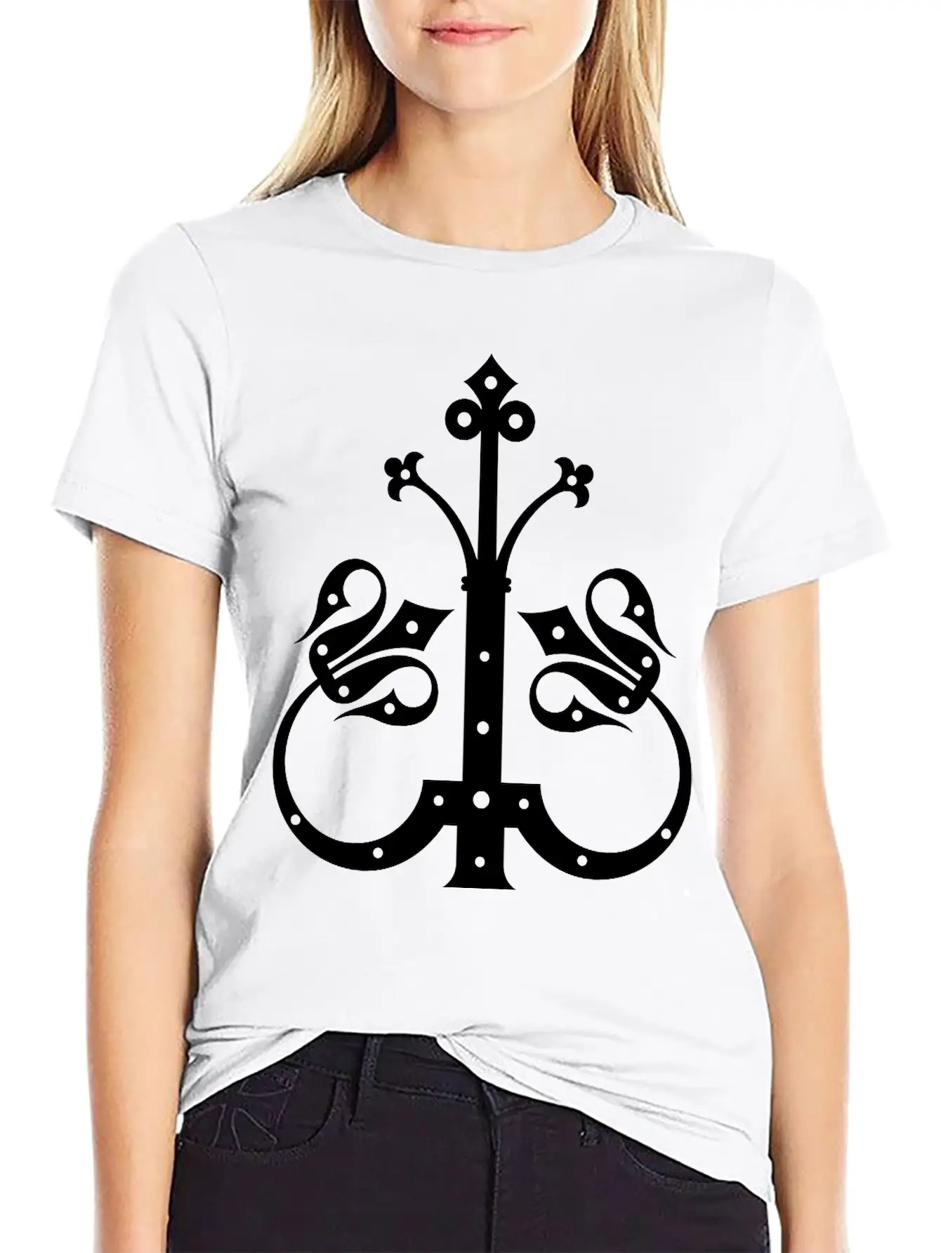 Fleur De Lis Basic Graphic T-Shirt ¨C Daily Comfort In Soft Cotton