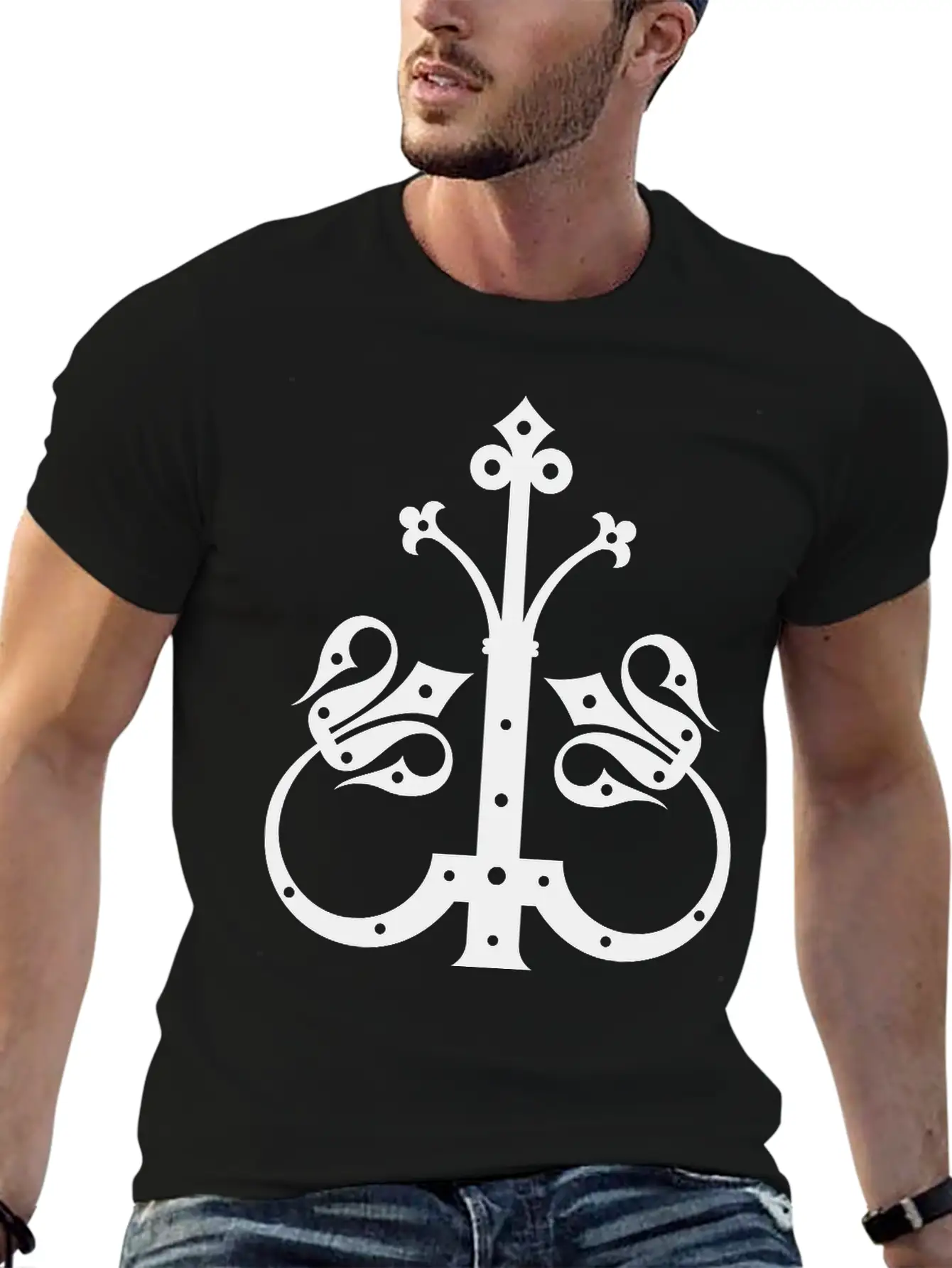 Fleur De Lis Basic Graphic T-Shirt ¨C Daily Comfort In Soft Cotton